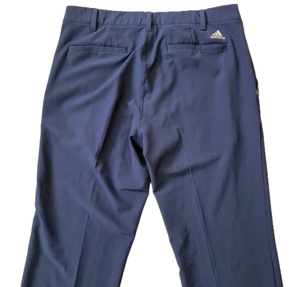 Adidas Adidas Navy Polyester Spandex Blend Slim-Fit Golf Pant 32/32 Size US 32 / EU 48 - 8 Thumbnail