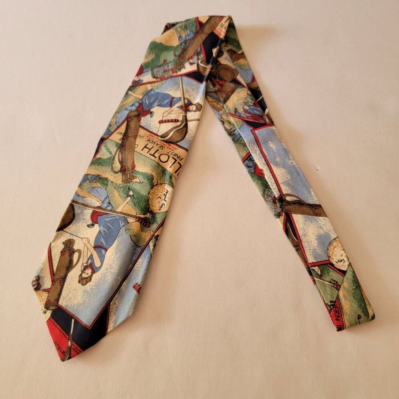 Other Tango By Max Raab Tie "Golf In Northern Ireland" Size ONE SIZE - 3 Thumbnail