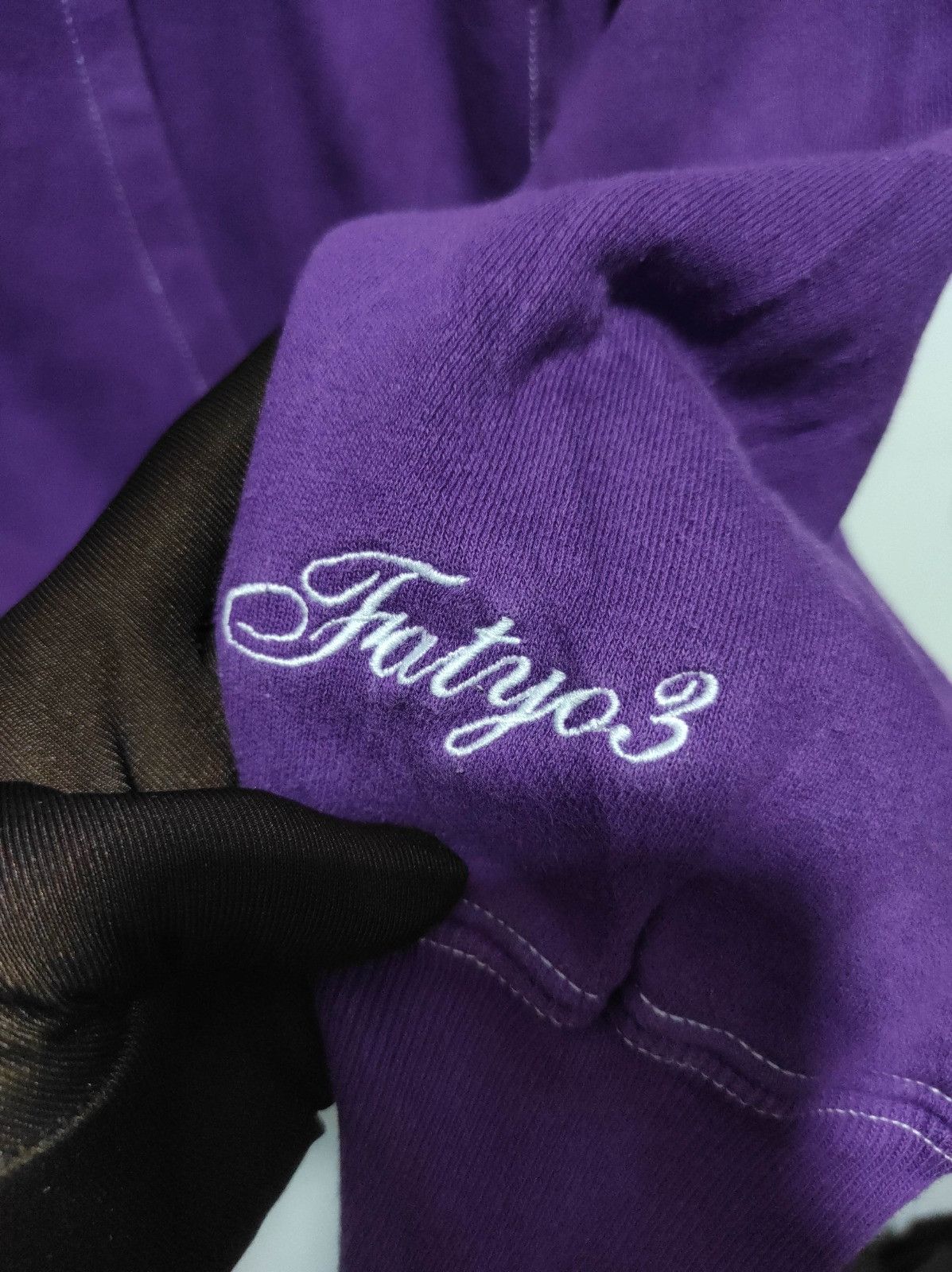 Japanese Brand Fat purple 🟣 zip fur hoodie ifsix LGB style Size US L / EU 52-54 / 3 - 7 Thumbnail