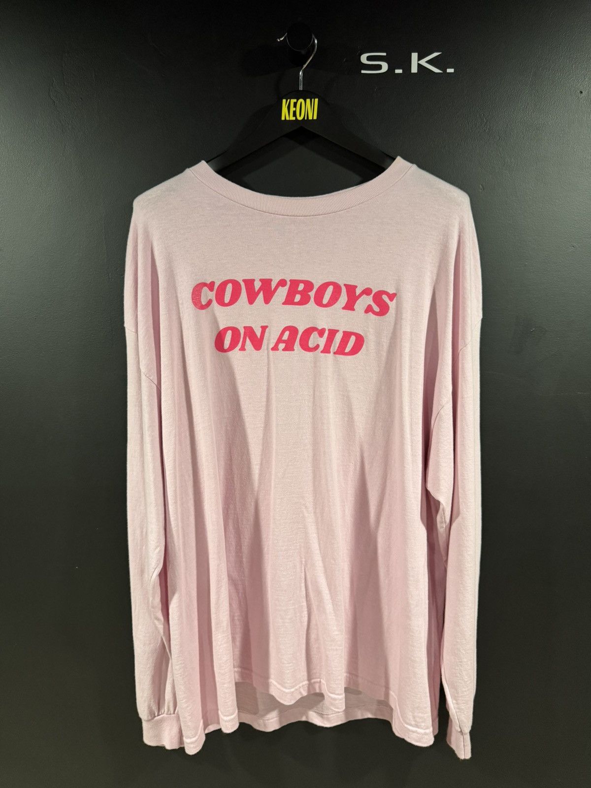 Pleasures Pleasures Cowboys On Acid Pink Long Sleeve XXL Size US XXL / EU 58 / 5 - 1 Thumbnail