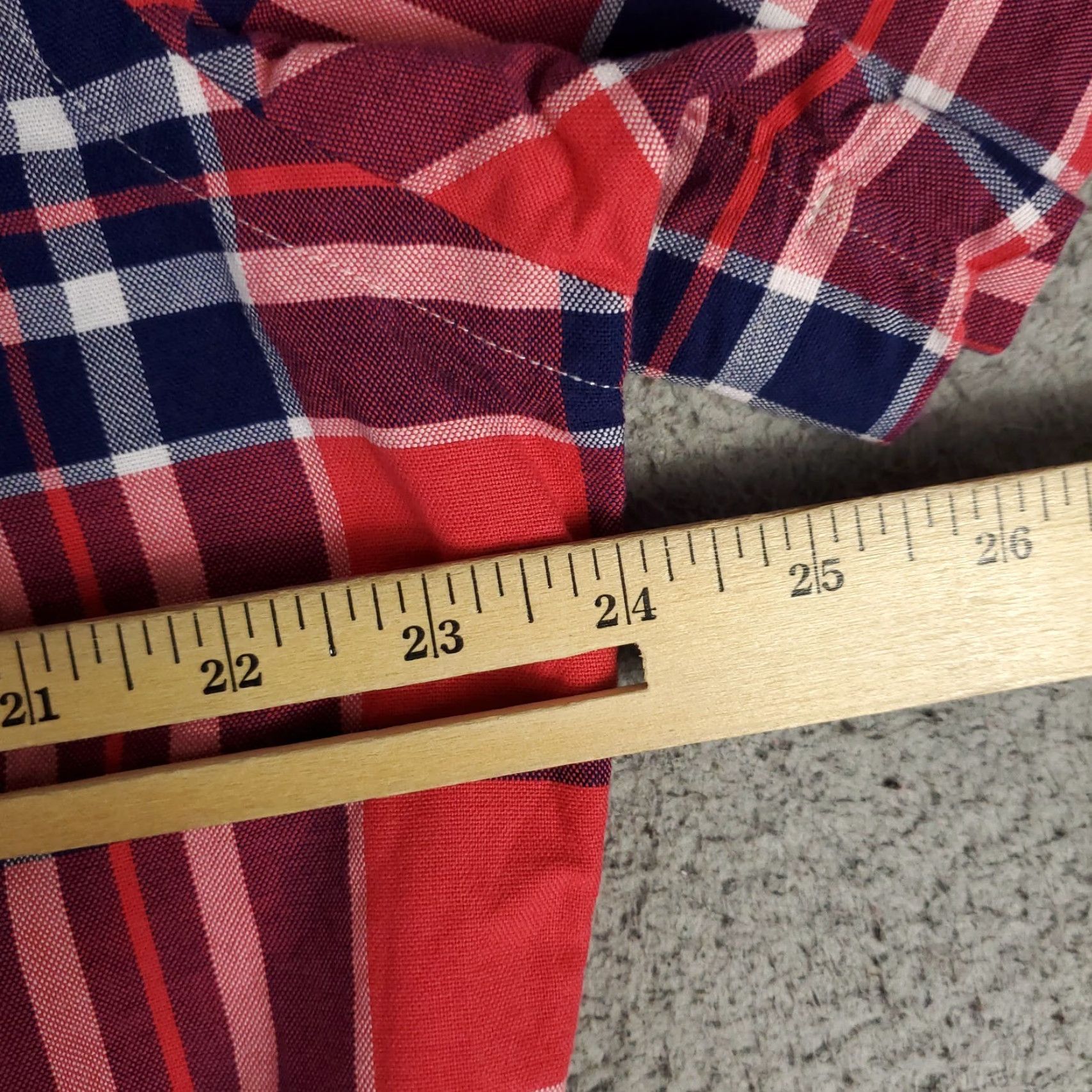 Ralph Lauren Ralph Lauren Button-Up Shirt Mens Large Red Plaid Short Sleeve Casual Size US L / EU 52-54 / 3 - 6 Thumbnail