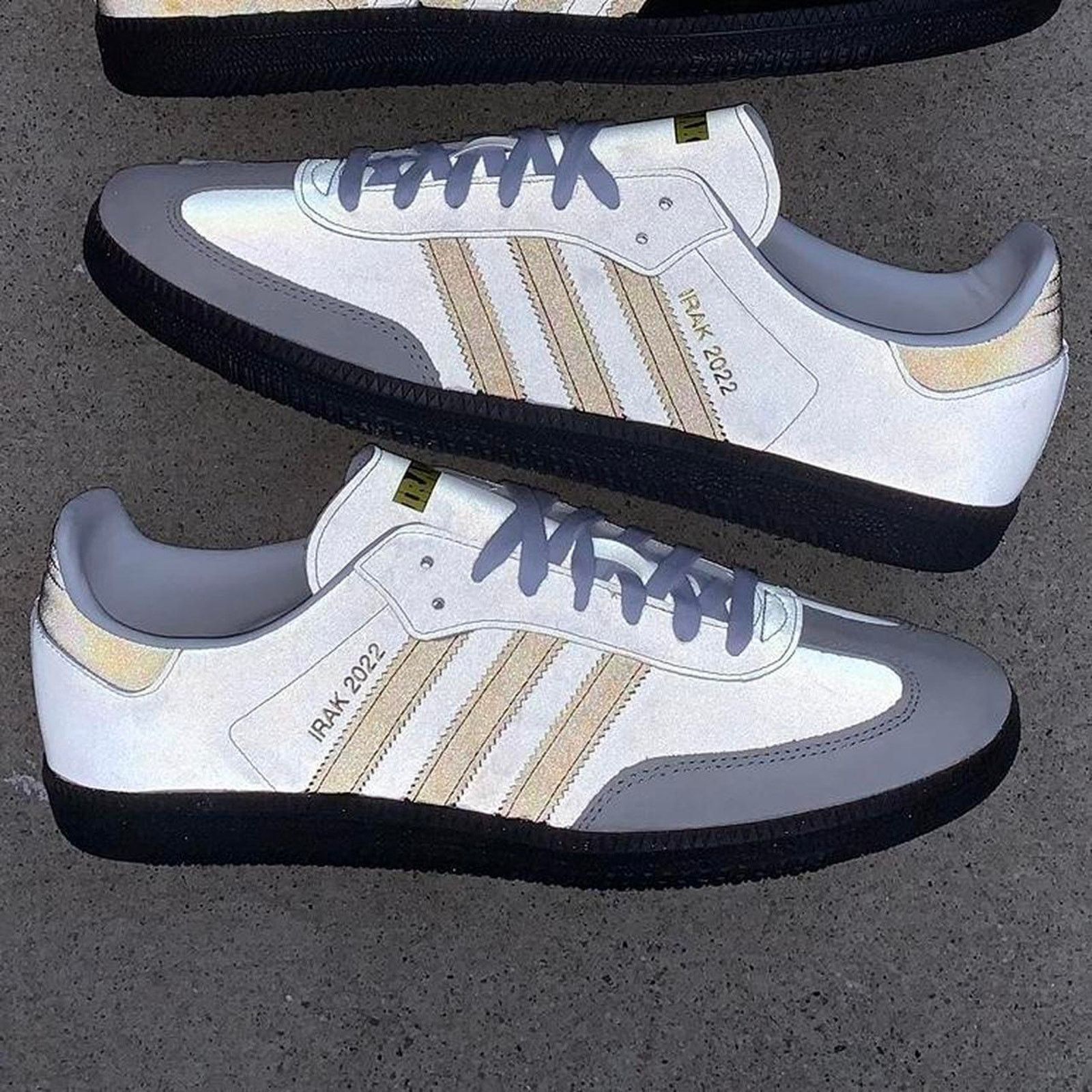 Adidas Adidas Samba Irak "3M White" 8W Size US 8 / IT 38 - 2 Thumbnail