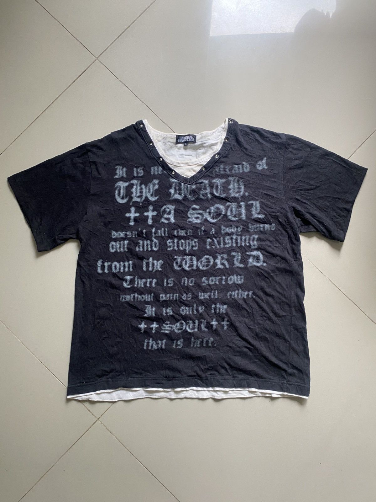 Japanese Brand Y2k Graphic Tee Size US XL / EU 56 / 4 - 1 Thumbnail