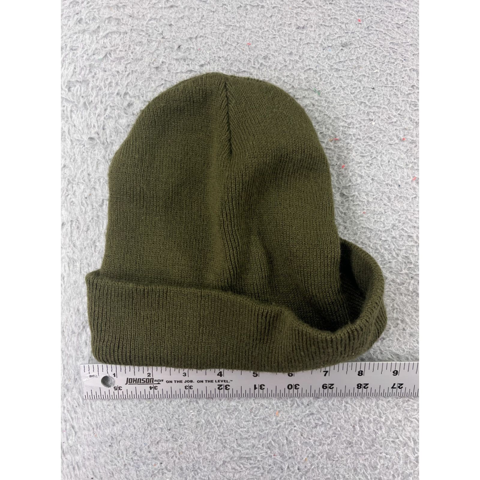 Vintage It's Ok To Stare Beanie Womens One Size Green Knit Embroidered Acrylic Size ONE SIZE - 3 Thumbnail