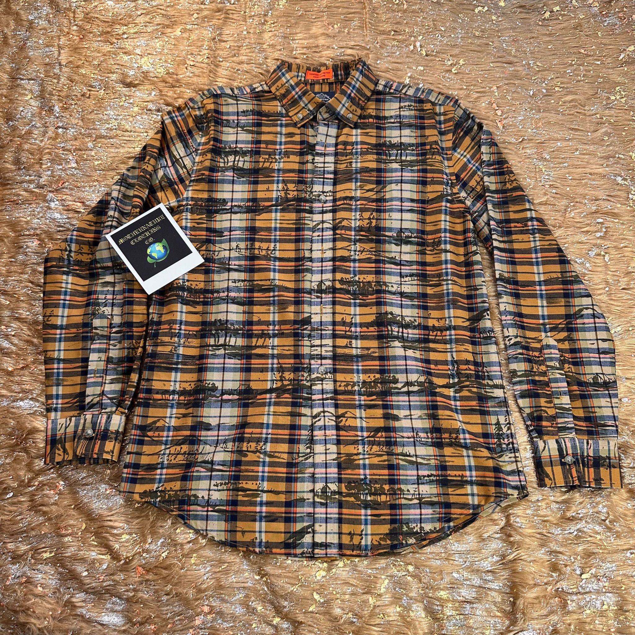 Other PEICE UNIQUE MURAL PLAID OVERLAY L/S BUTTON UP Size US M / EU 48-50 / 2 - 1 Thumbnail