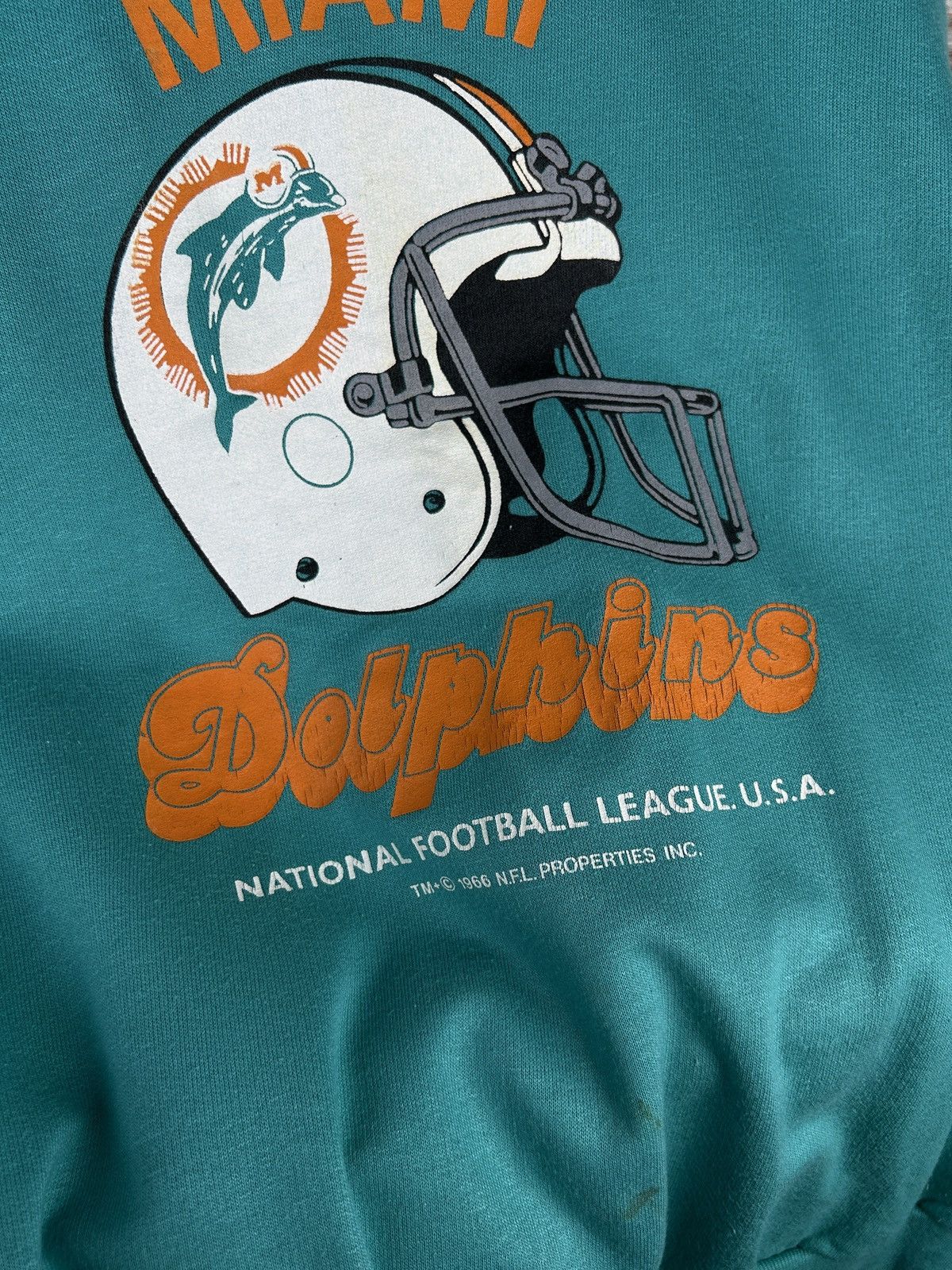 NFL × Russell Athletic × Vintage Vintage 90s Miami Dolphins Crewneck Sweatshirt rare y2k NFL Size US L / EU 52-54 / 3 - 9 Thumbnail