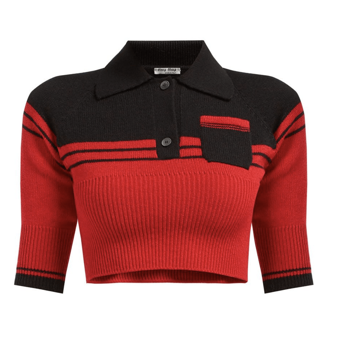 Miu Miu MIU MIU CASHMERE CROP POLO Size M / US 6-8 / IT 42-44 - 1 Thumbnail