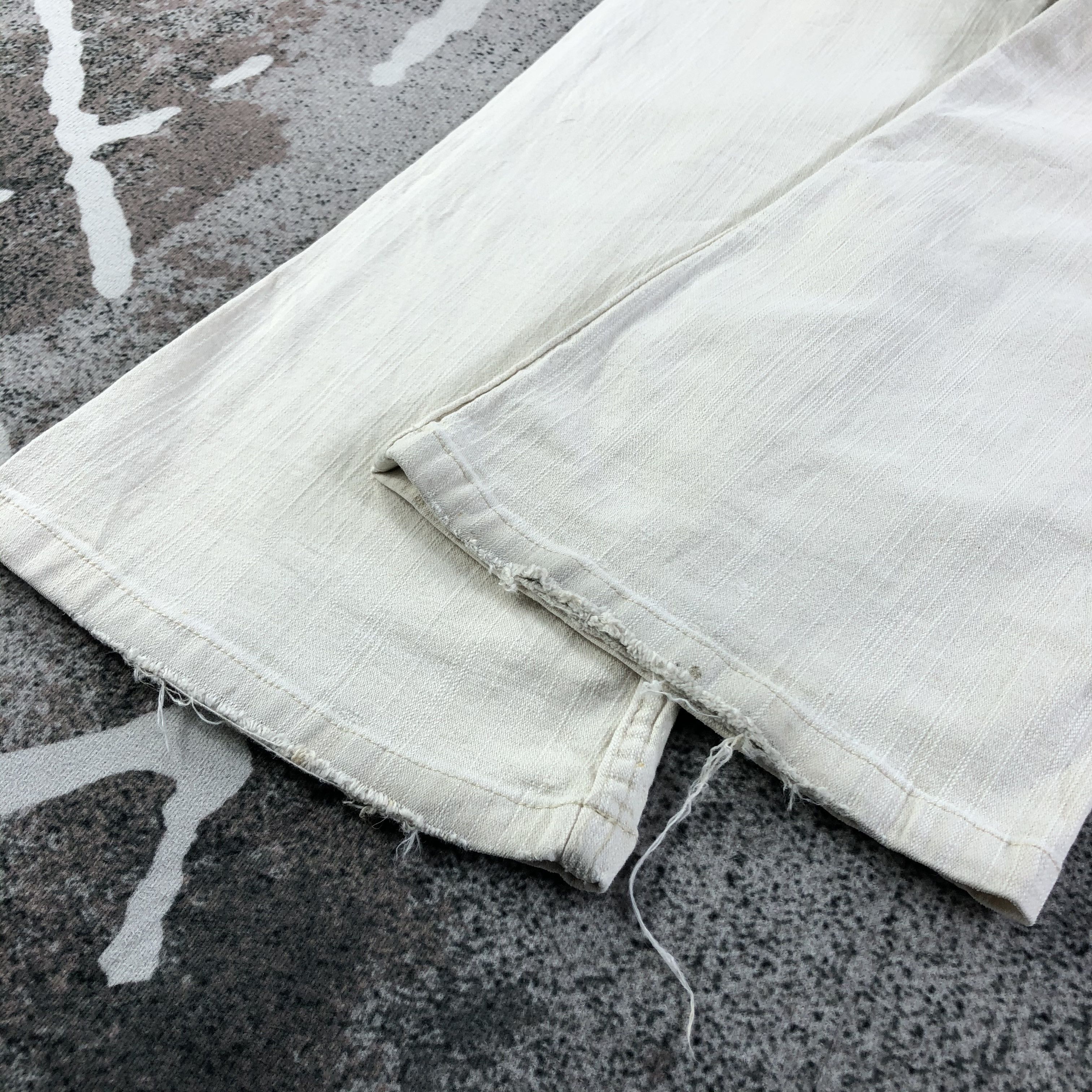 Japanese Brand Japanese Brand Browdwin White Jeans Flare Denim KJ1625 Size 27" / US 4 / IT 40 - 5 Thumbnail