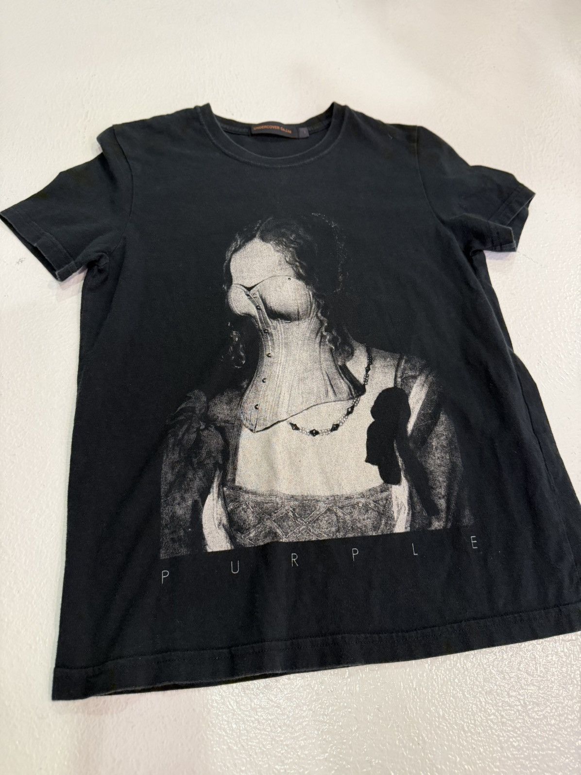 UNDERCOVER 07SS Purple期 シドチェーンリンゴTシャツ Undercover SS07 Undercover Purple Wings T-Shirt | Grailed
