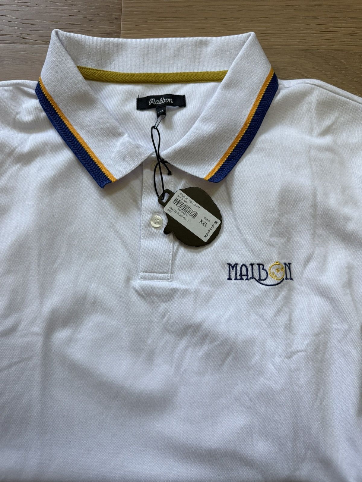 Malbon Malbon Golf Polo Size US XXL / EU 58 / 5 - 2 Thumbnail