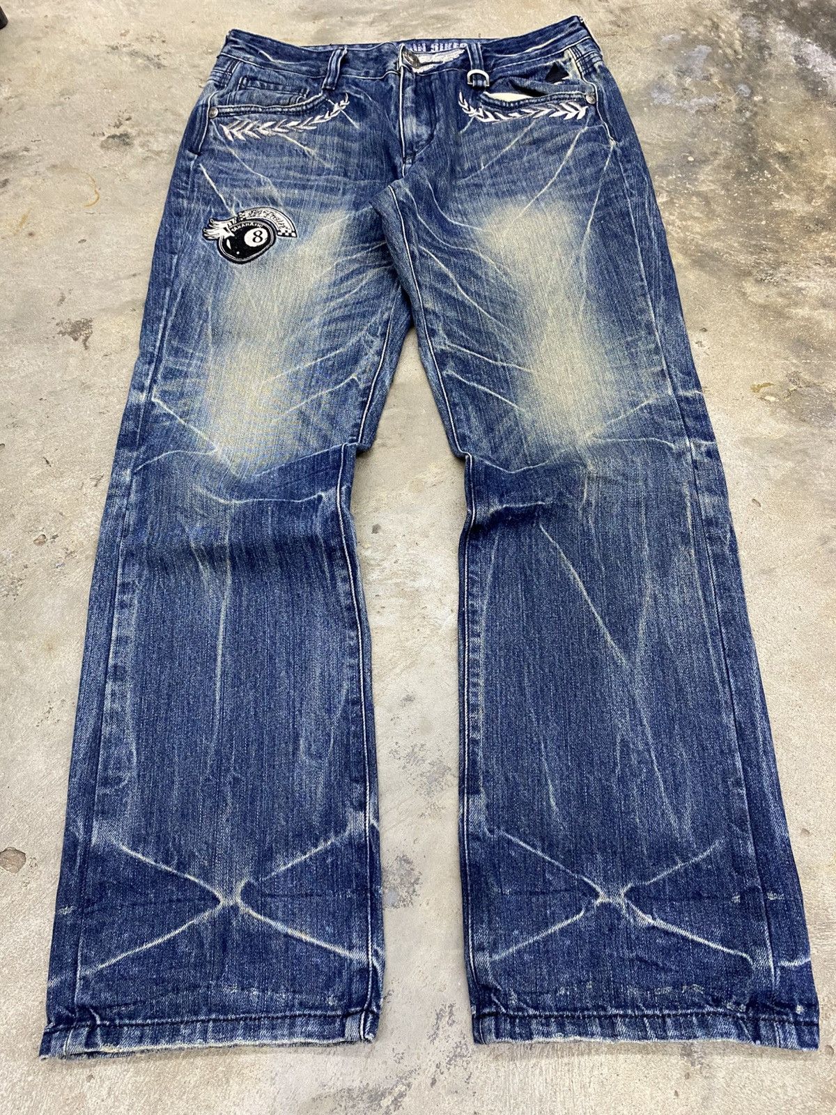 Japanese Brand × Le Grande Bleu (L.G.B.) 💥Bindding Offer💥 Rare Big train x takahashi wash jeans Size US 33 - 1 Thumbnail