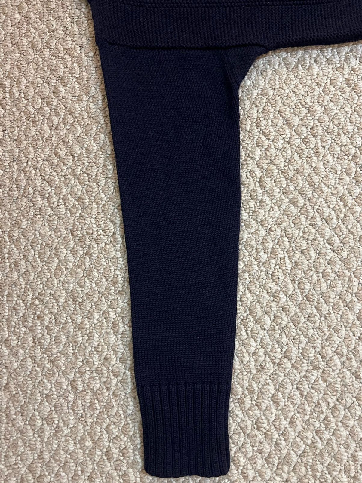 Burberry × Burberry Prorsum × Designer Burberry Prorsum Navy Blue Virgin Wool Sweater - Small Size S / US 4 / IT 40 - 7 Thumbnail