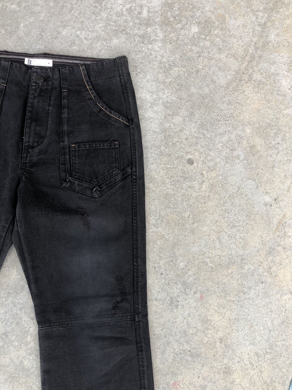 Japanese Brand Japanese Global Work Distressed Baker Pant Size US 31 - 5 Thumbnail