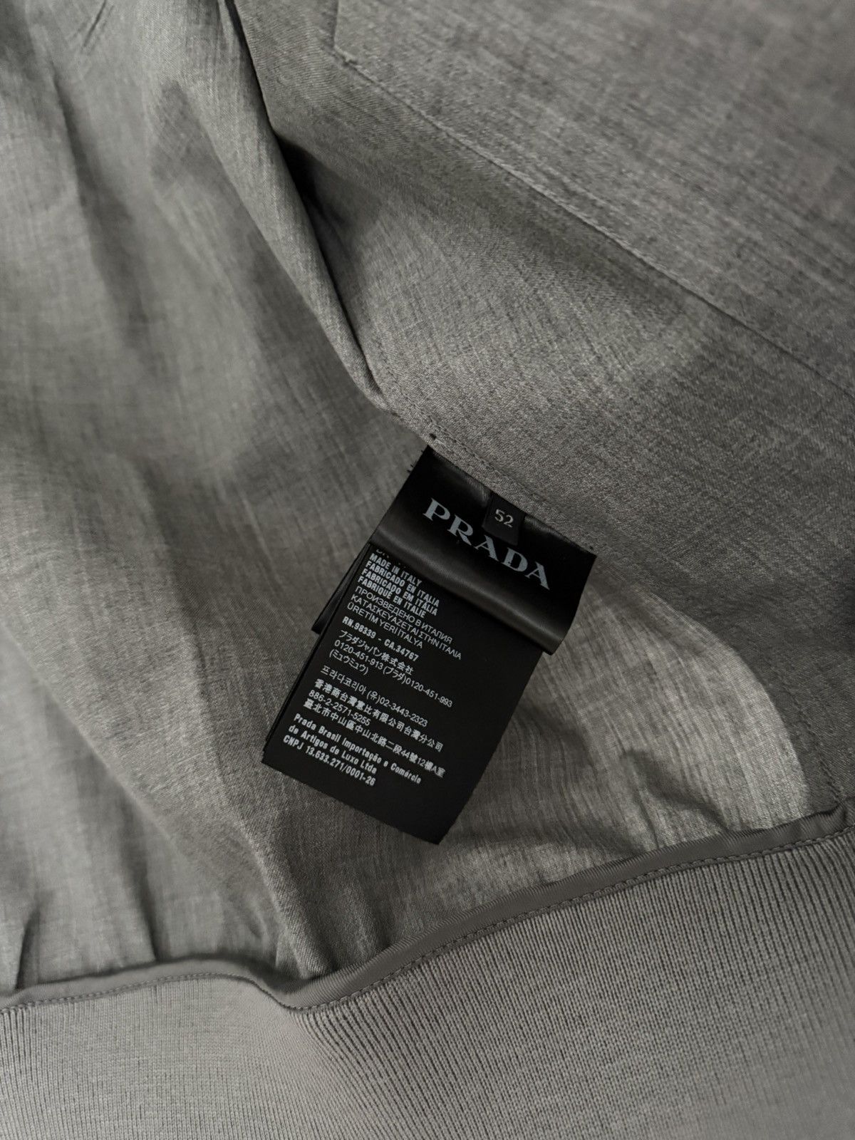 Prada Prada Men's Wool Jacket size 52 NWT/Never Worn Size US L / EU 52-54 / 3 - 4 Thumbnail