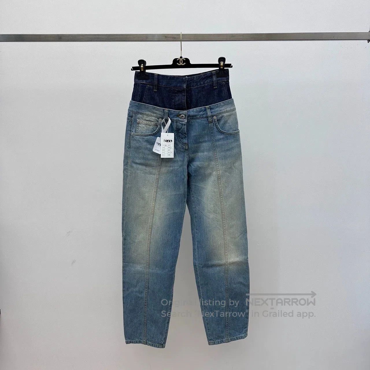 Loewe LOEWE Patchwork Washed Denim Jeans 36. Size US 36 / EU 52 - 1 Thumbnail