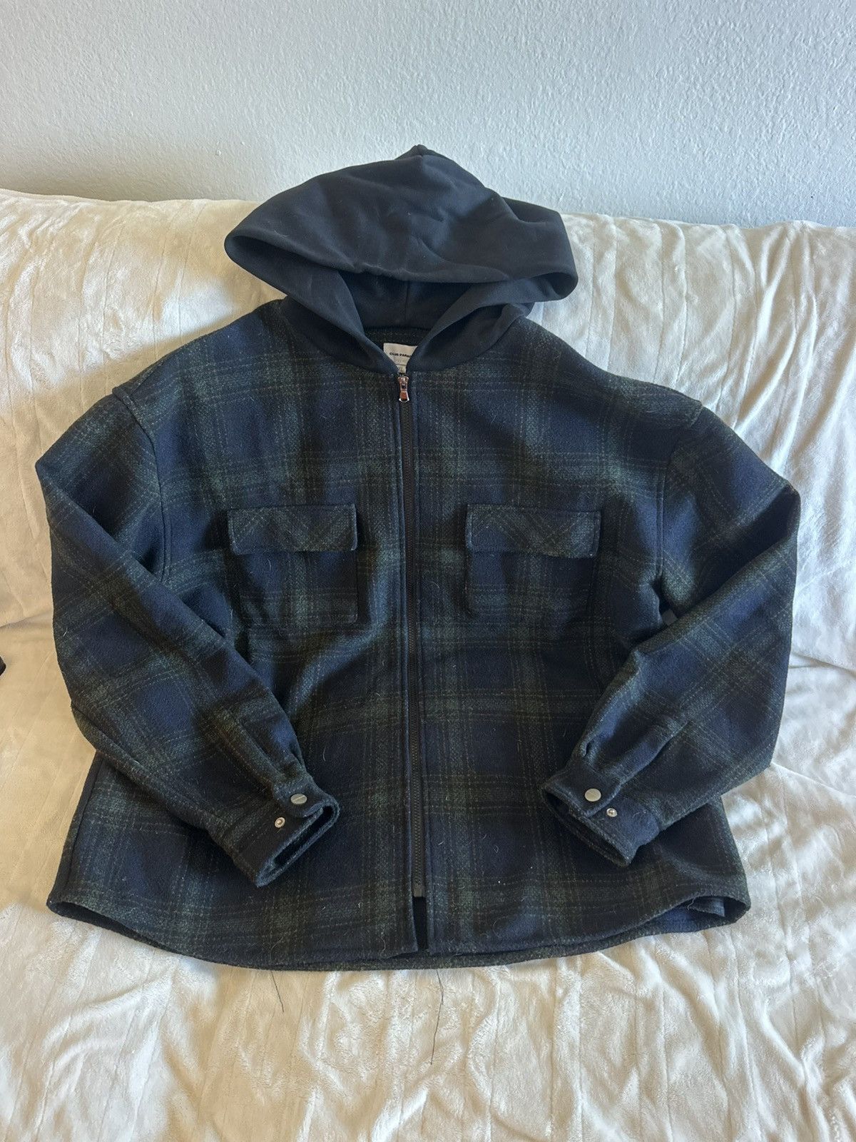 Other Club Paradise Streetwear Flannel Blue Grey Black Jacket Size US XL / EU 56 / 4 - 6 Thumbnail