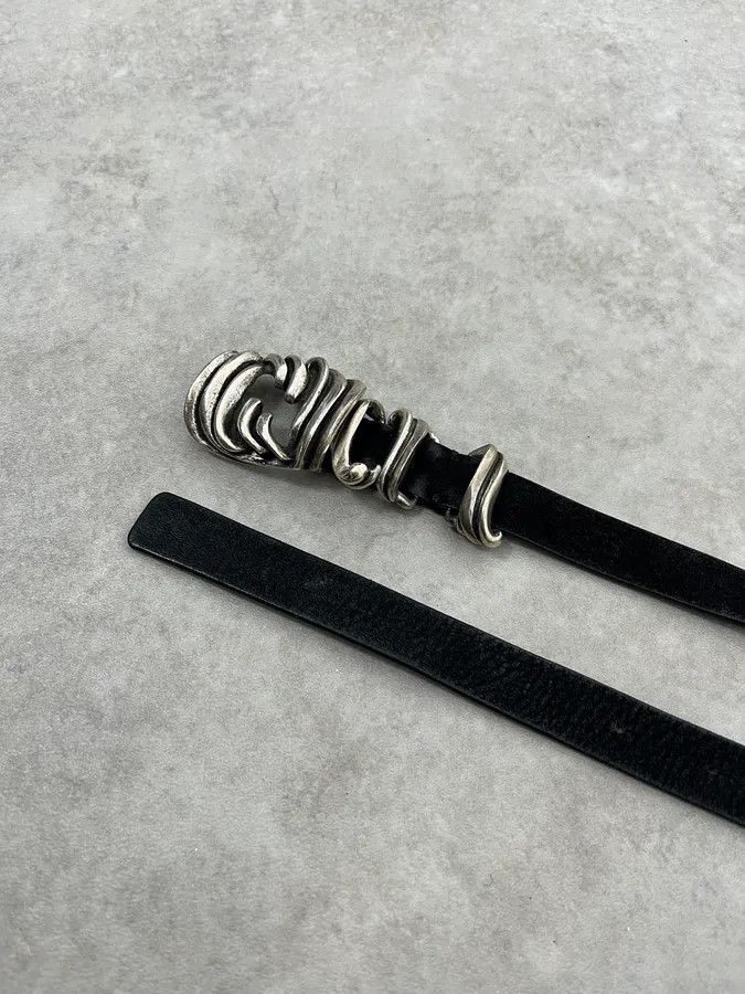Diesel Diesel Black Minimalist Contemporary Leather Belt Size ONE SIZE - 4 Thumbnail