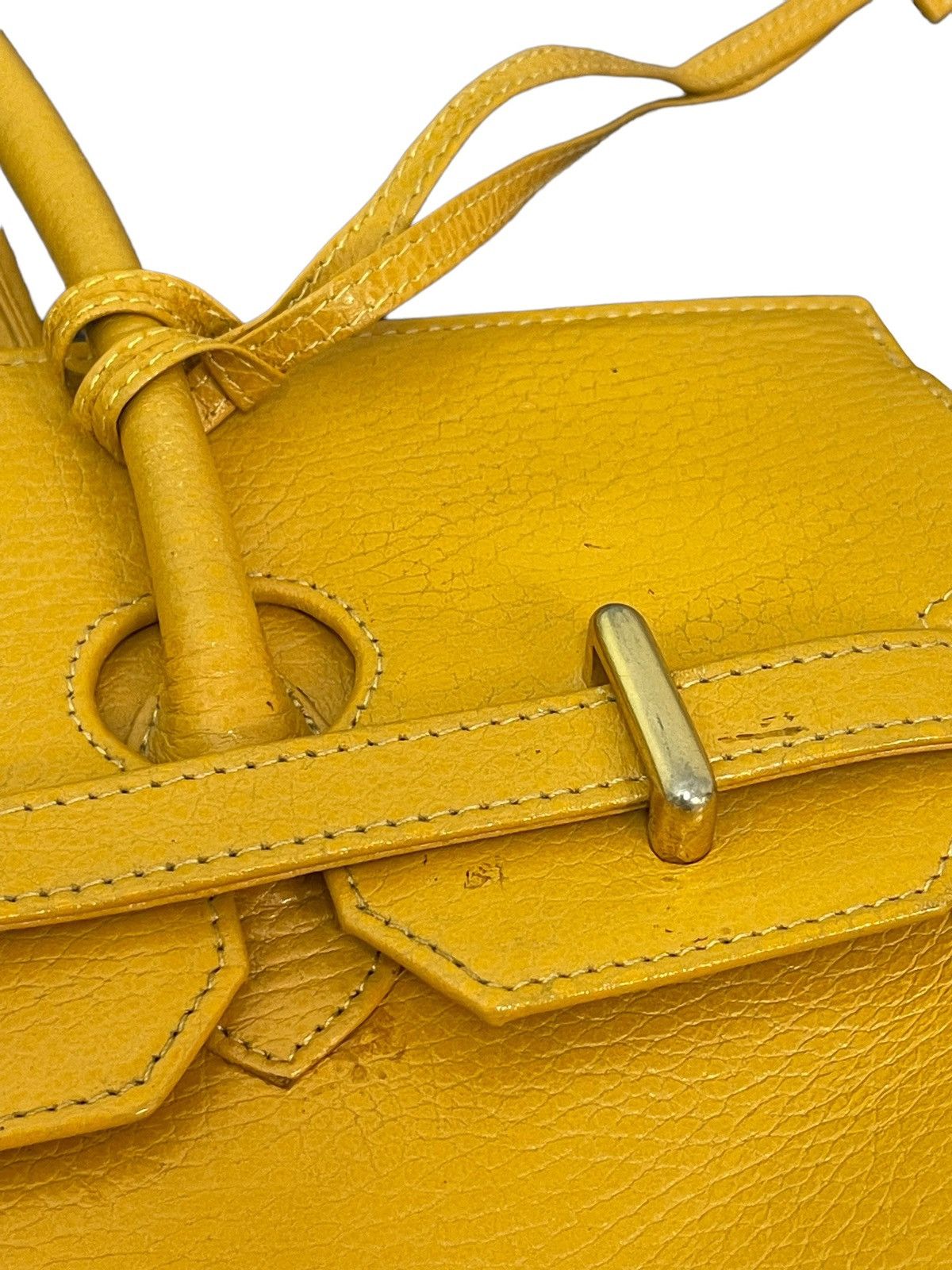 Japanese Brand Birkin Bag Leather Vintage Unknown Handmade Custom 1🟩 Size ONE SIZE - 15 Thumbnail