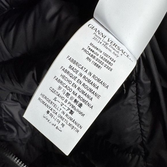Versace Versace Medusa Hooded Down Jacket Nylon Black Men’s IT 48/US Size US M / EU 48-50 / 2 - 6 Thumbnail