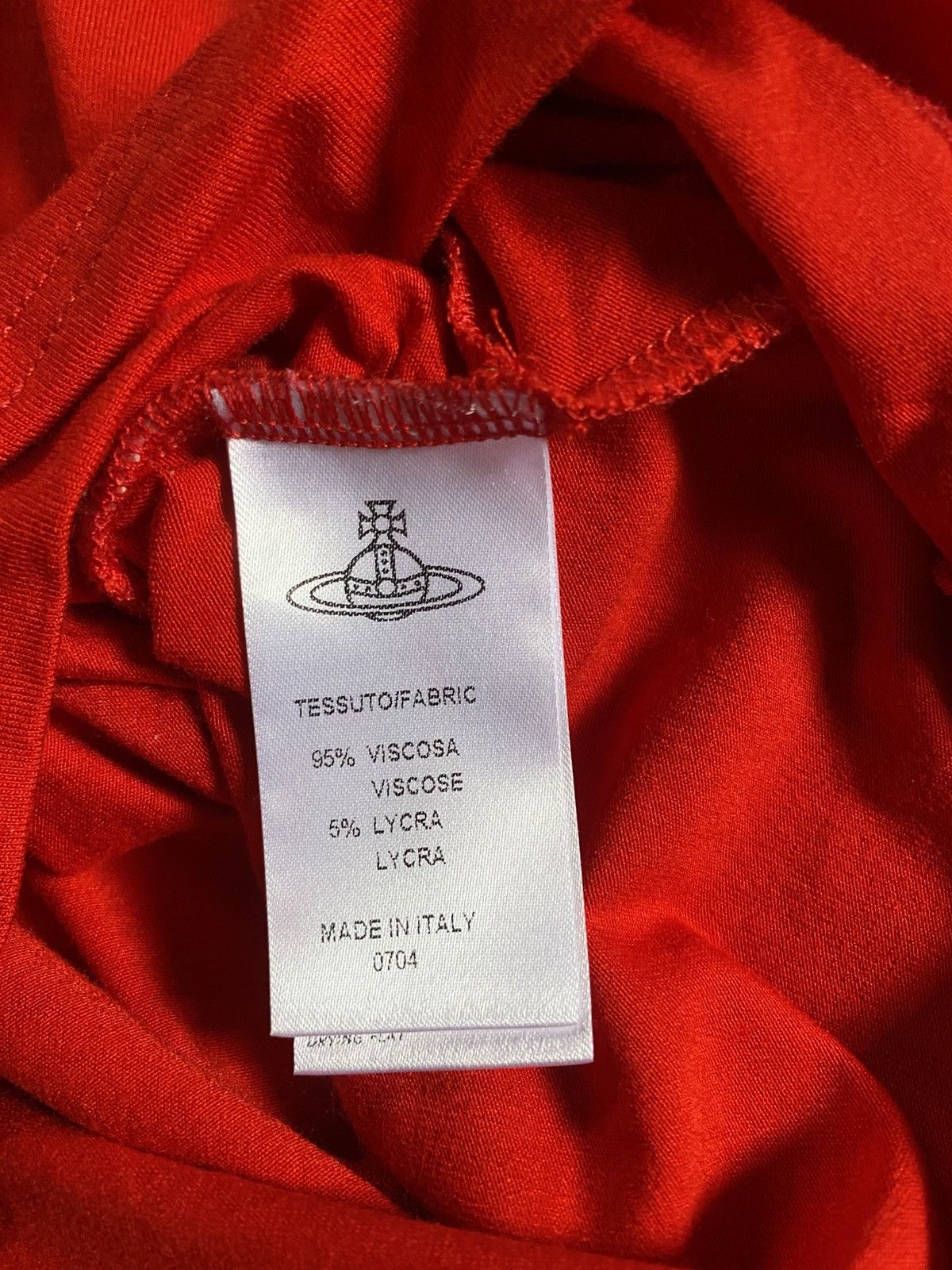Vivienne Westwood Vivienne Westwood Anglomania Viscose Red Dress Size S / US 4 / IT 40 - 3 Thumbnail