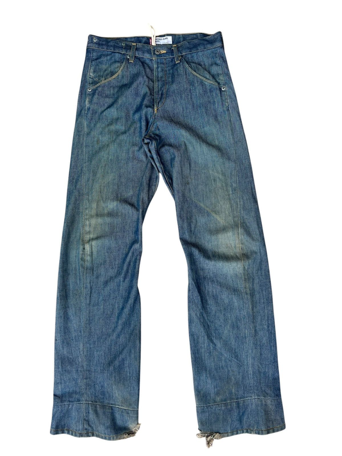 Dirty Mud Stains Denim Distressed Levi’s Engineered Jeans