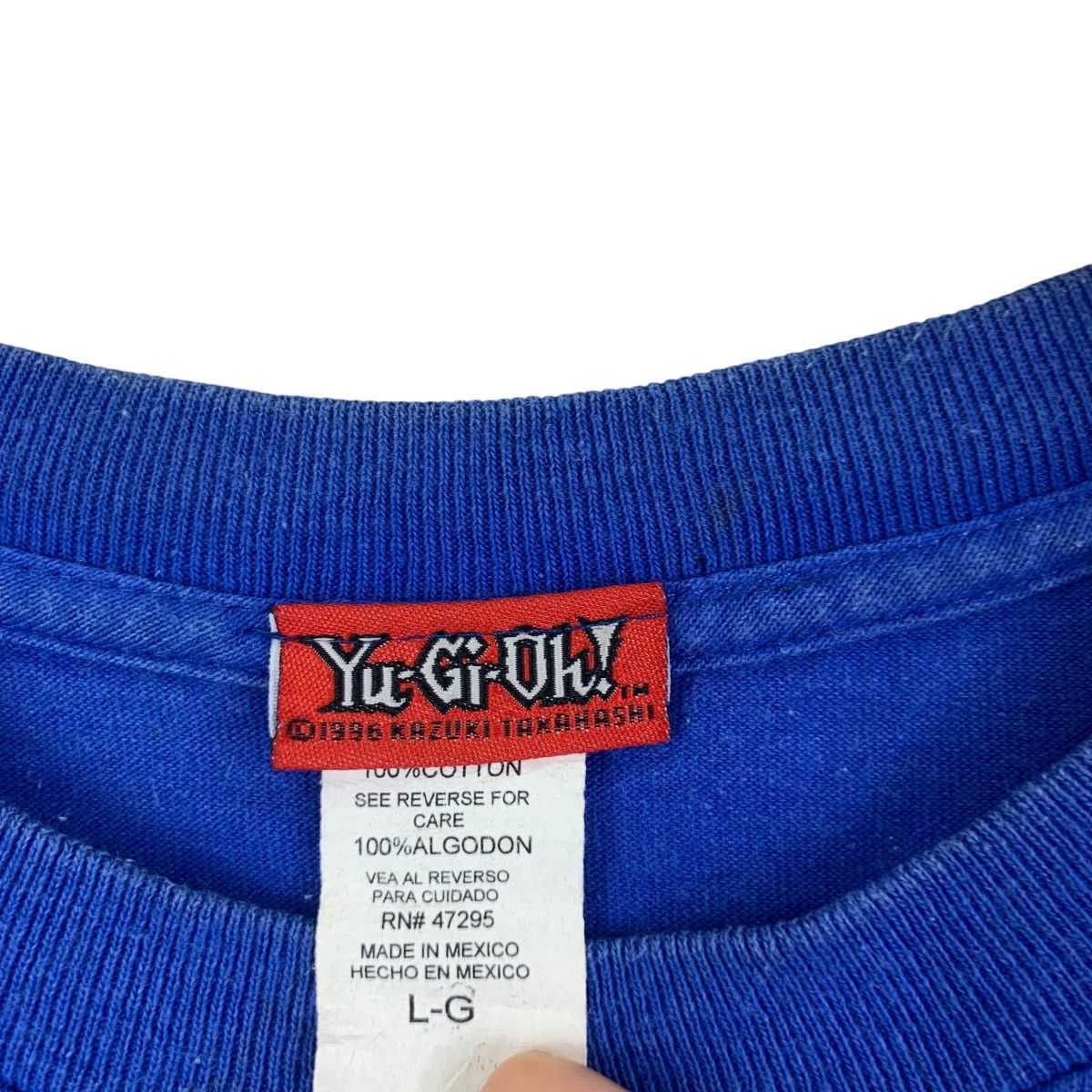 Vintage Vintage 1996 YU-GI-OH! MANGA ANIME Rule Duel Tee Shirt Size US L / EU 52-54 / 3 - 6 Thumbnail
