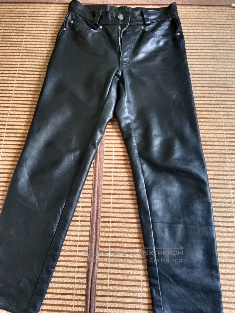 Other Leather pants, heavy cowhide Size US 30 / EU 46 - 1 Thumbnail
