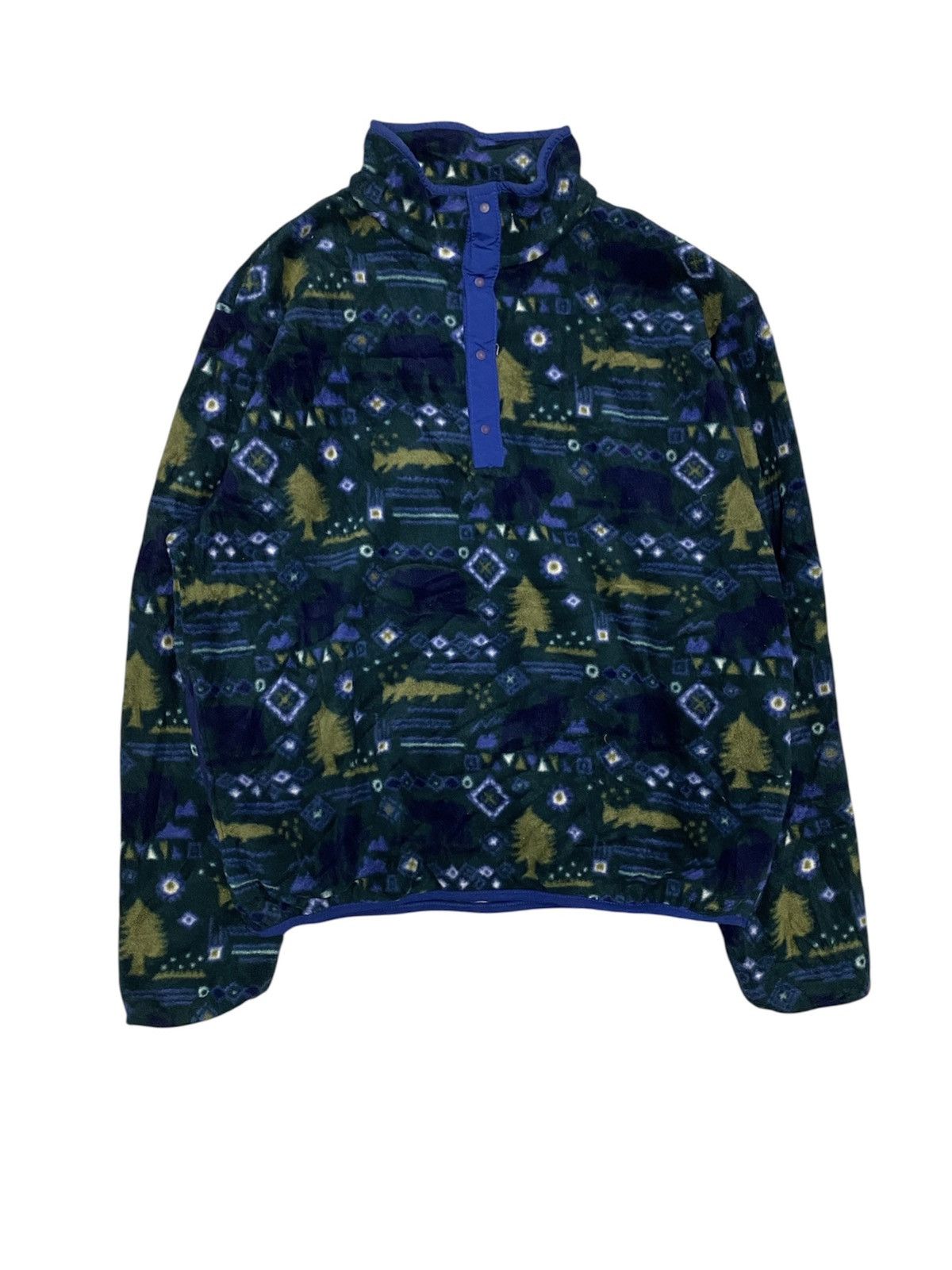 L.L. Bean 1990s LL Bean Fleece native print Size US M / EU 48-50 / 2 - 1 Thumbnail