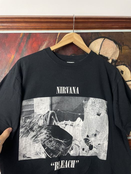 Rare Vintage Nirvana Bleach Tee Sub Pop Kurt Cobain Men's T-shirt sz M
