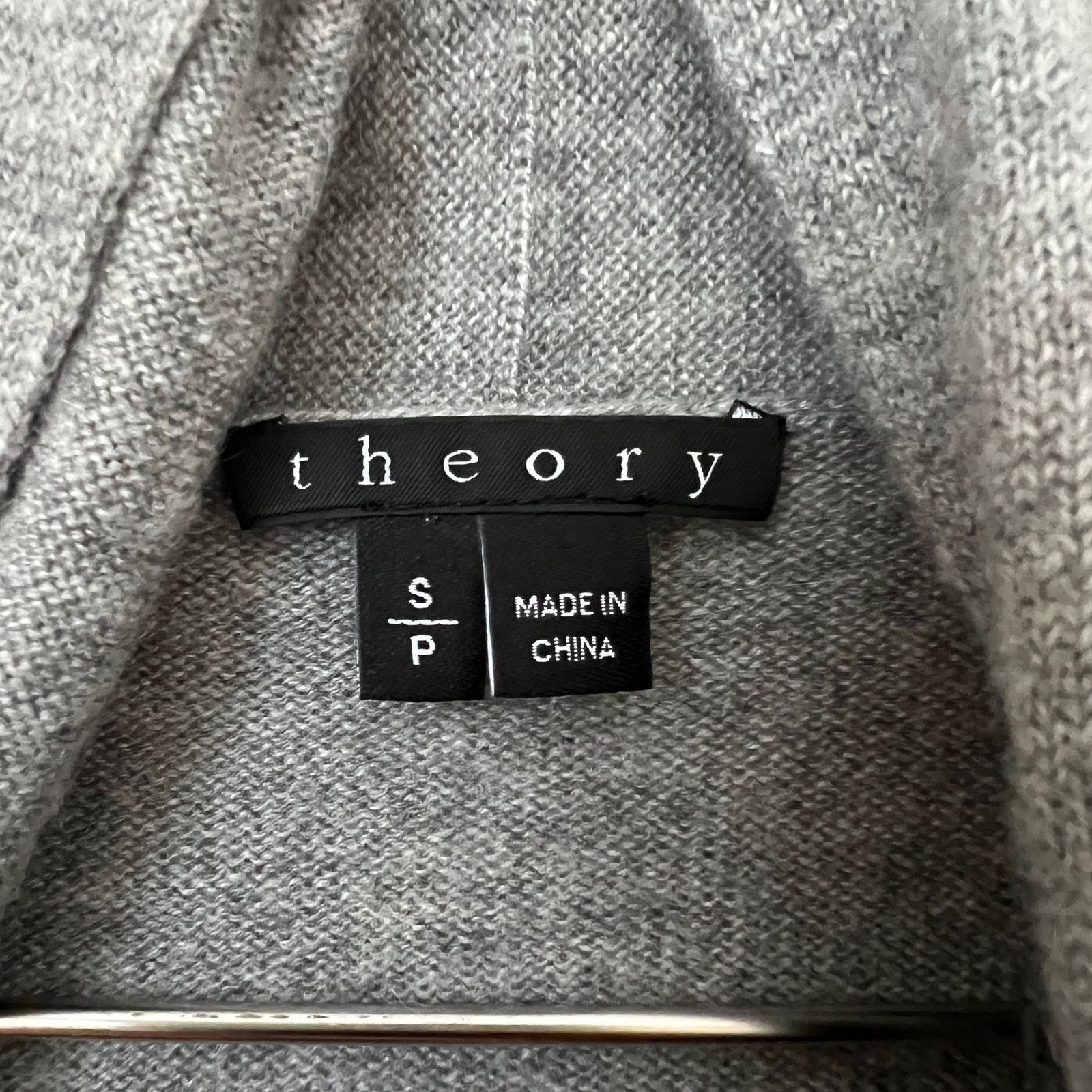 Theory Theory Womens Gray Open Cardigan 100% Cashmere Size S Size S / US 4 / IT 40 - 6 Thumbnail