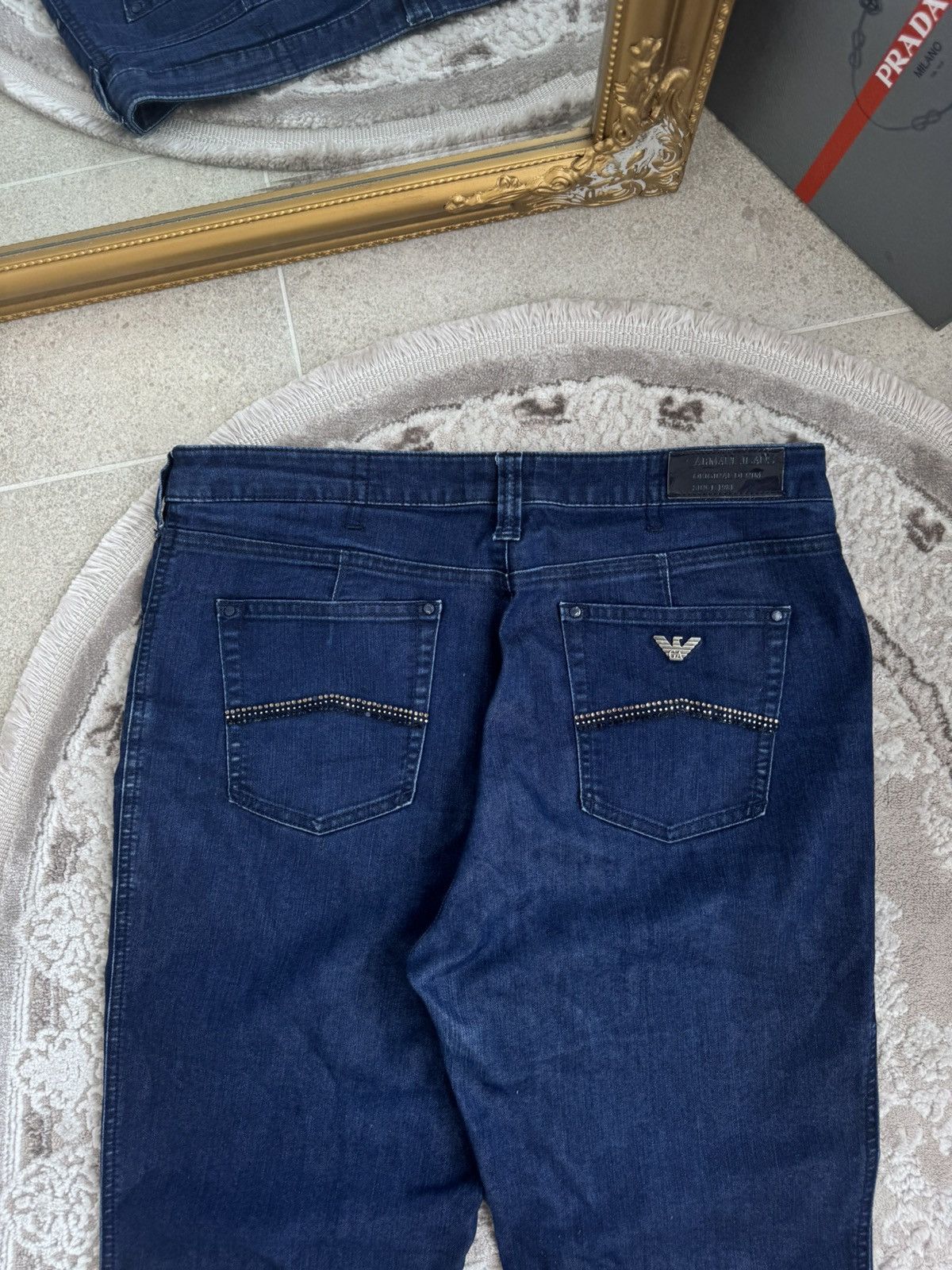 Armani Vintage Armani Jeans 90s Luxury Pants Solid Size 33 Archive Size US 33 - 2 Thumbnail