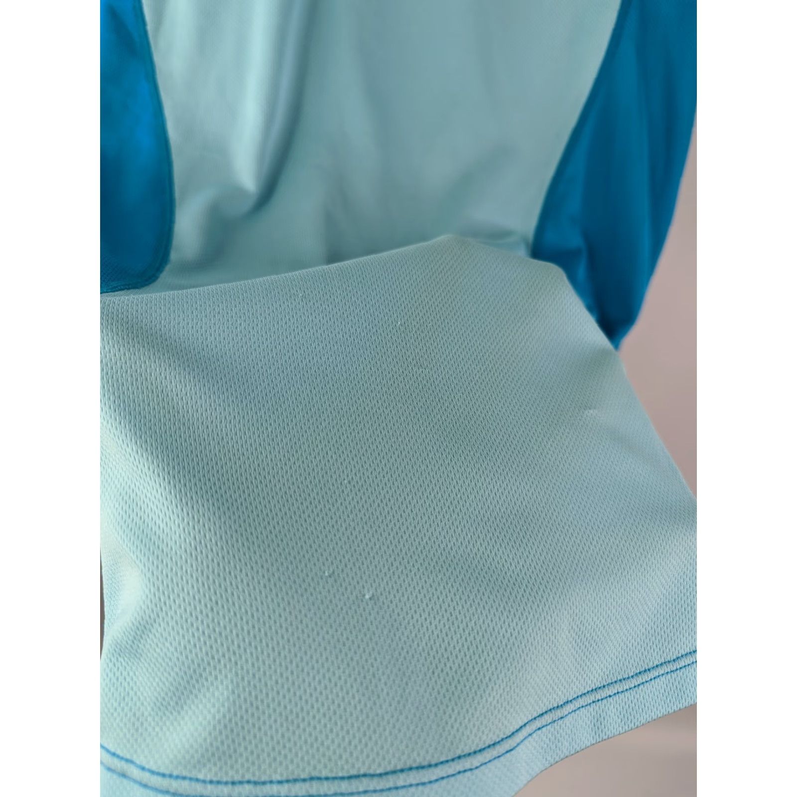 Nike Nike Shirt Women Blue Medium T-Shirt Casual Running & Jogging Breathable Lightweight 100% Polyester 645443 Size M / US 6-8 / IT 42-44 - 3 Thumbnail