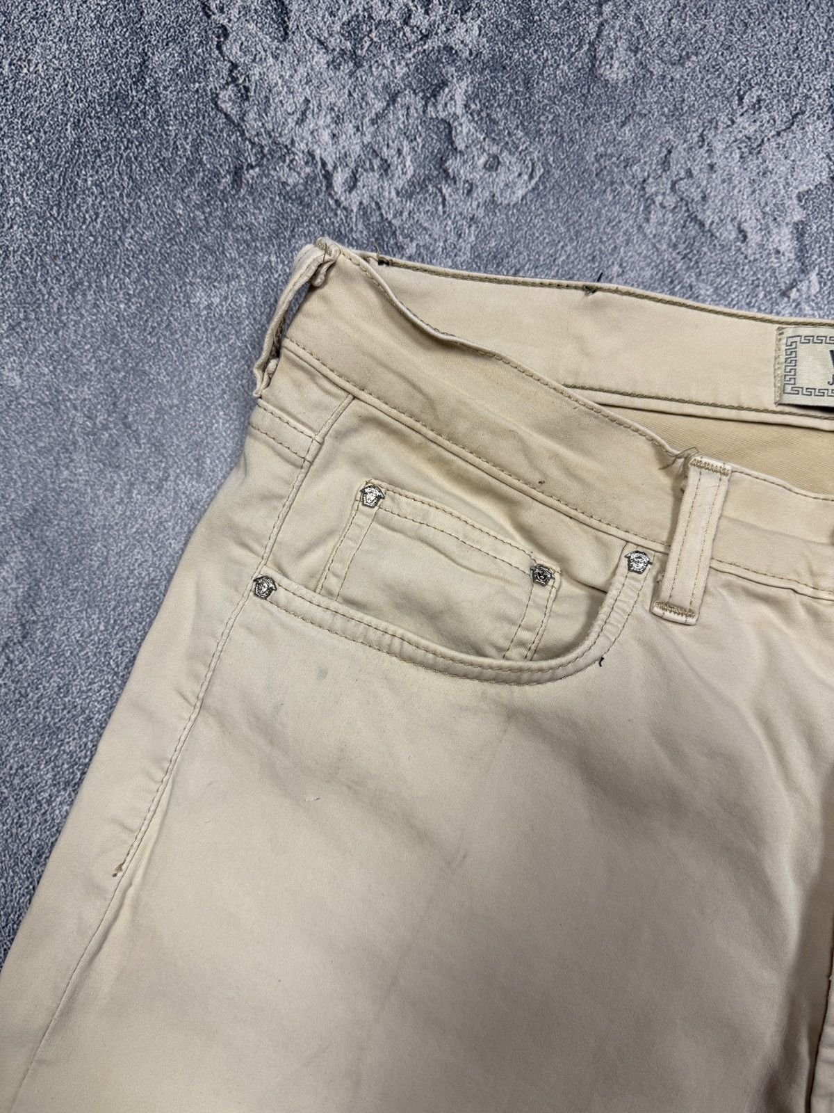 Versace Vintage Versace Jeans Signature With Metal Medusa Jeans Y2K Size US 35 - 6 Thumbnail