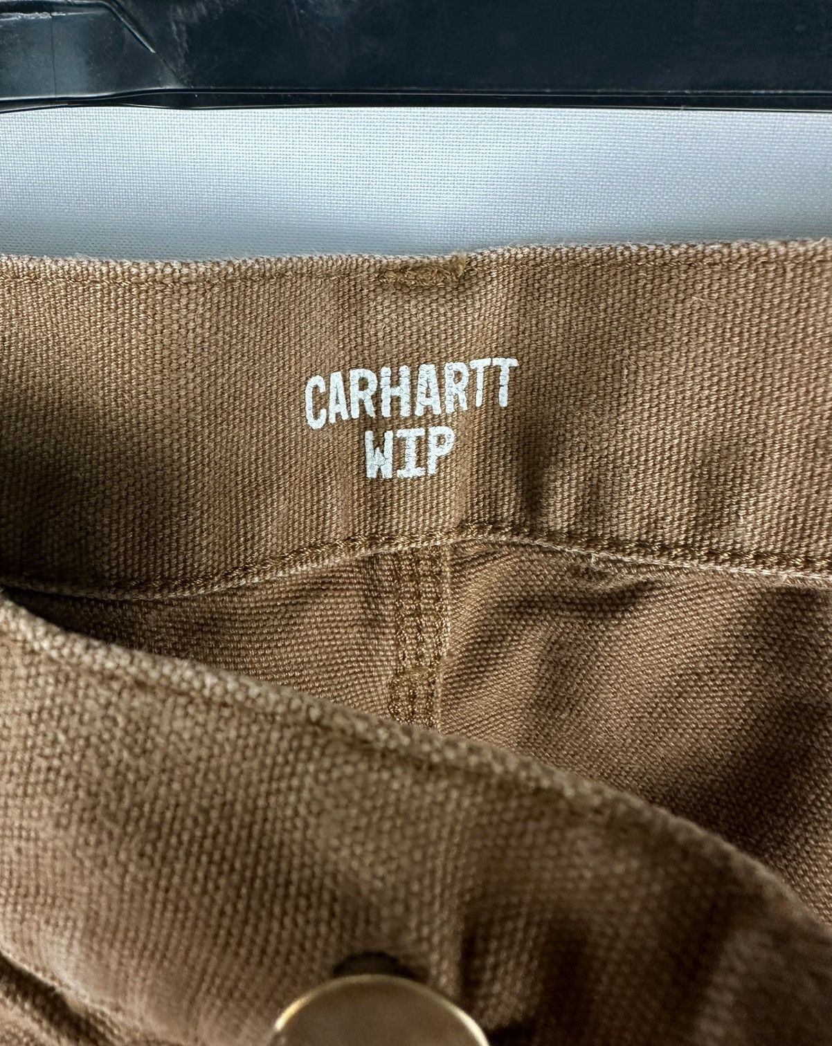 Carhartt Carhartt Ruck Single Knee Pant 40x34 Vintage Beige Pants WIP Size US 40 / EU 56 - 6 Thumbnail
