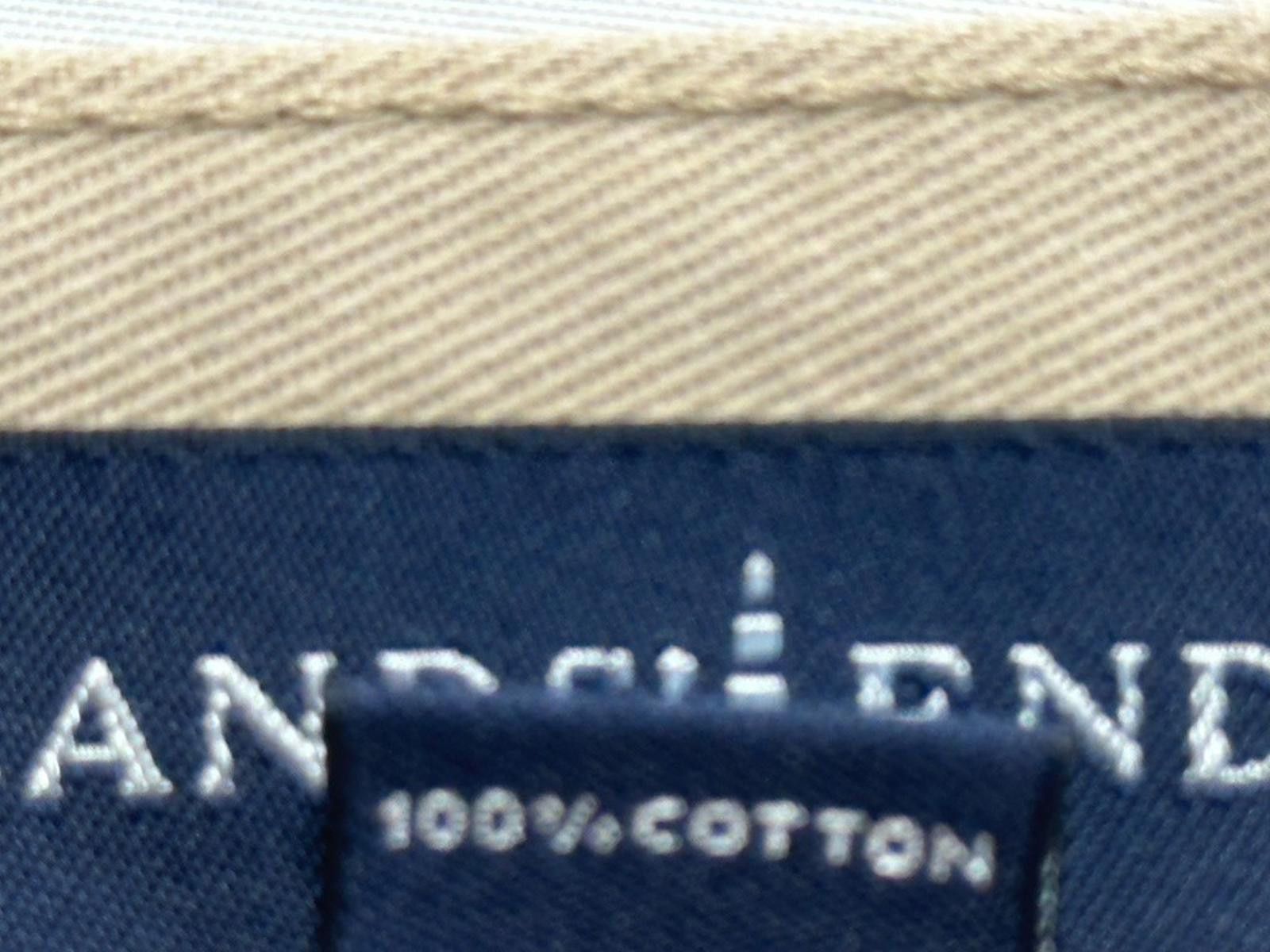 Lands' End Lands End 100% Cotton Pleated Long Chinos Brown Mens 42/34 Size US 42 / EU 58 - 7 Thumbnail