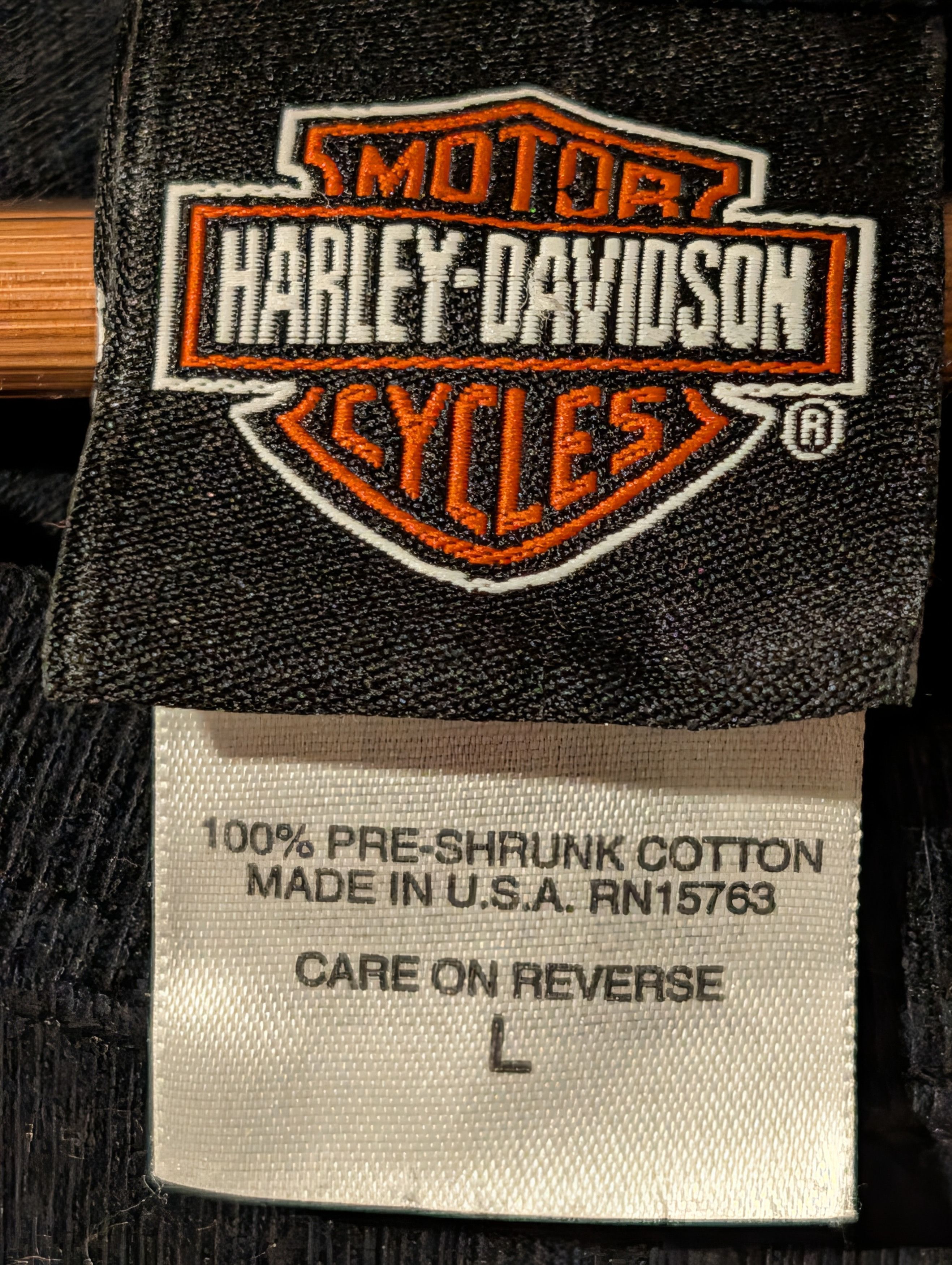 Harley Davidson Vintage Harley Davidson Privateers Halifax Canada T-Shirt Size US L / EU 52-54 / 3 - 3 Thumbnail