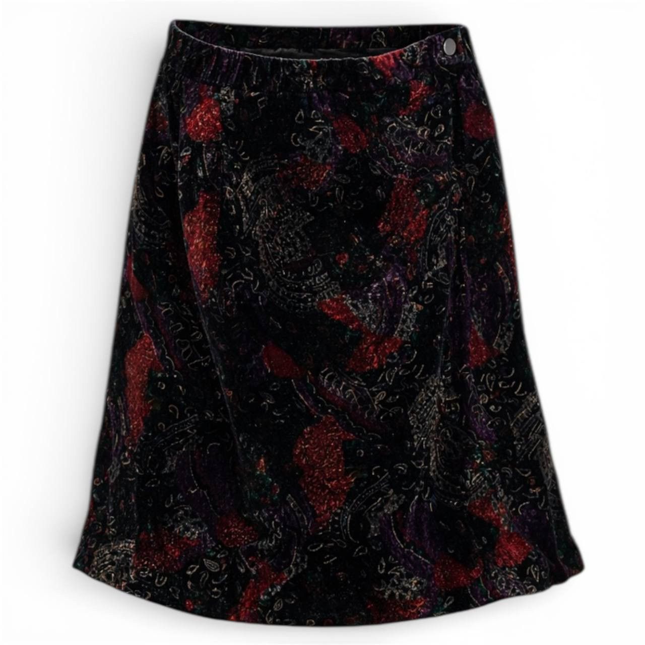 Givenchy 1970/80 GIVENCHY EN PLUS WEST GERMANY ERA FLOWERS SKIRT Sz54 Size 38" / US 16 / IT 52 - 1 Thumbnail