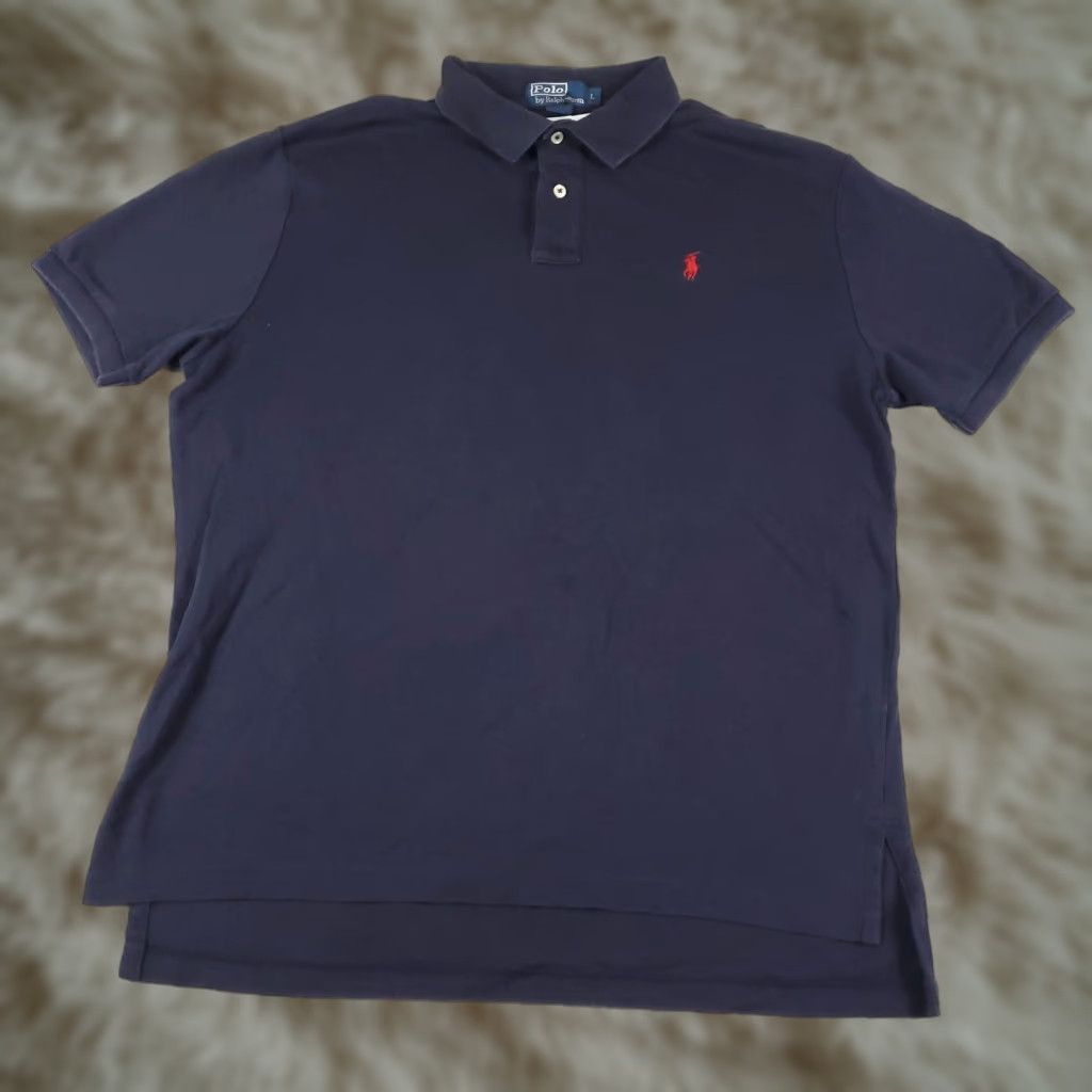 Ralph Lauren Ralph Lauren Polo Shirt Mens L Purple Pony Casual Short Sleeve Shirt Polo Mens Large Purple Polo Shirt Size US L / EU 52-54 / 3 - 1 Thumbnail