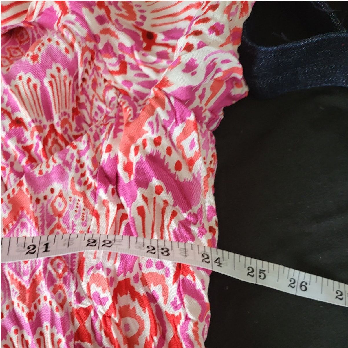 Avenue Avenue Avalon Crush Tunic in Pink Ikat - Size 16 Size XXL / US 16-18 / IT 52-54 - 8 Thumbnail