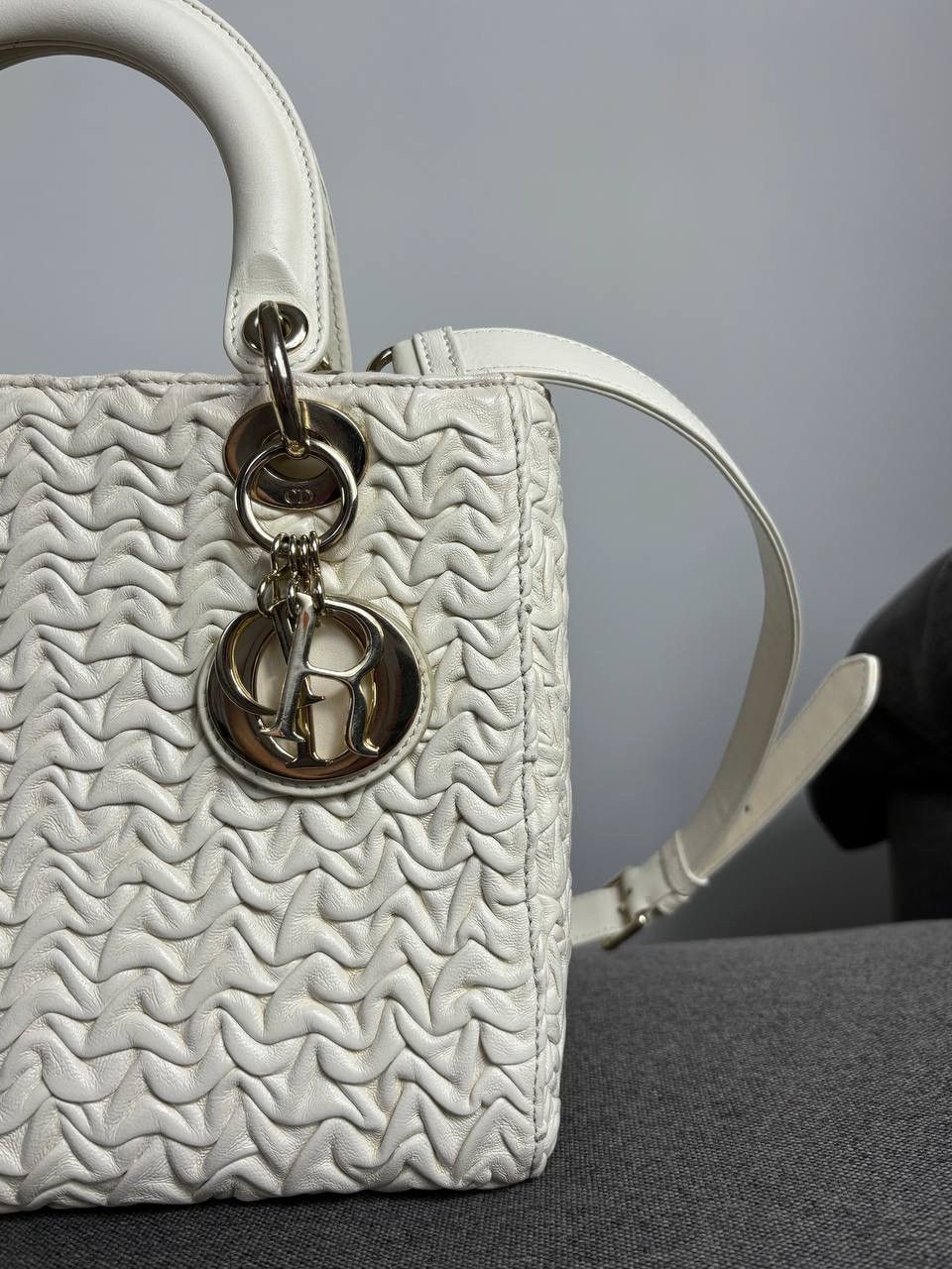 Dior Dior Lady Leather Bag Size ONE SIZE - 7 Thumbnail