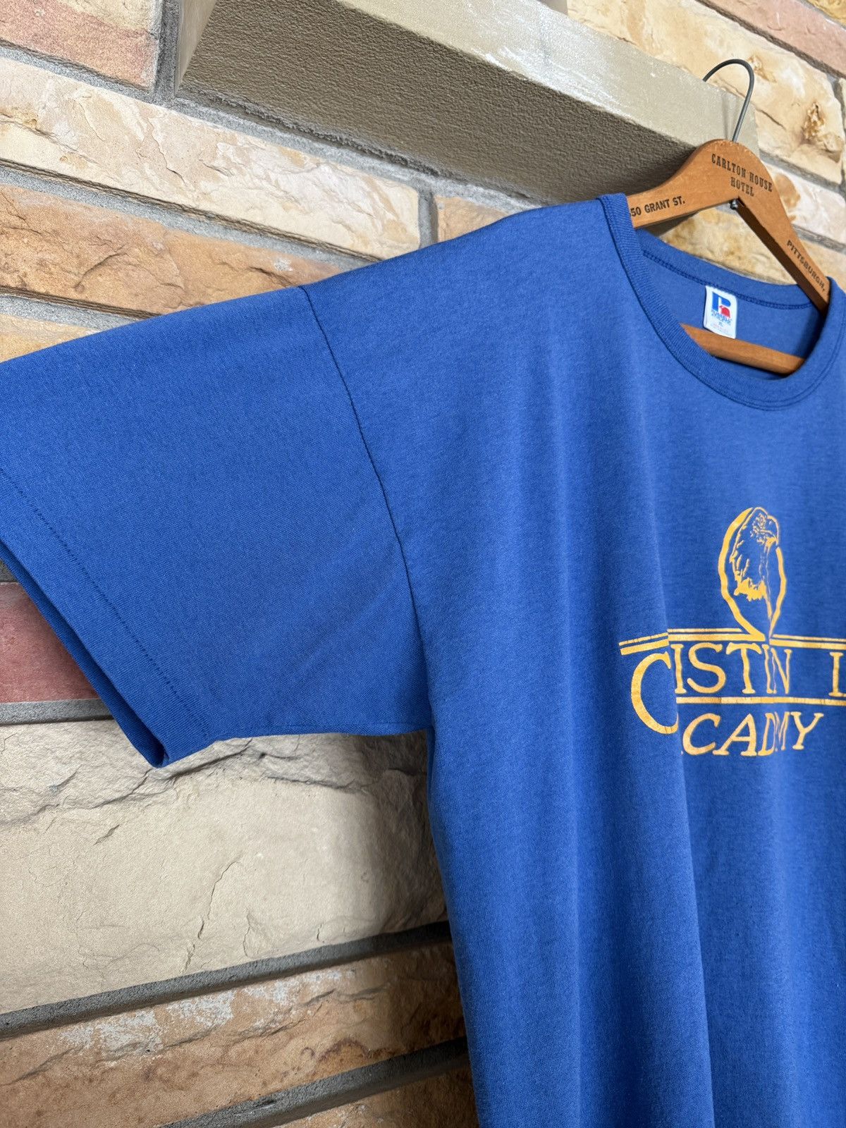Russell Athletic Vintage 90s Christian Life Academy Graphic Tee Size US XL / EU 56 / 4 - 4 Thumbnail
