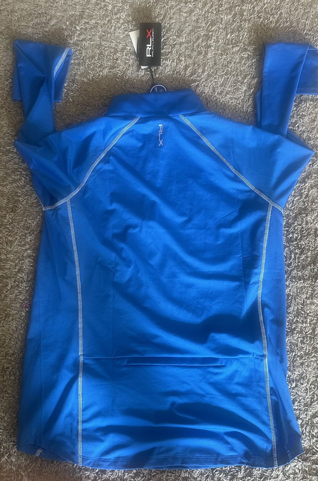 RLX Ralph Lauren New RLX Ralph Lauren Airflow 1/4 Zip Women's Mock Neck Size L / US 10 / IT 46 - 4 Thumbnail