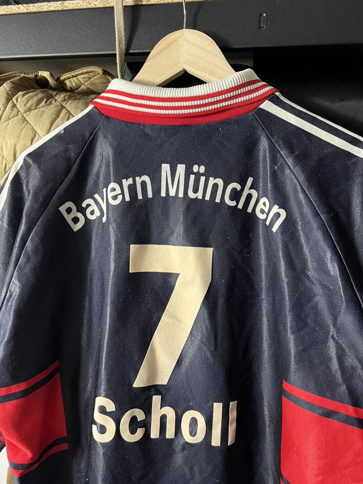 Adidas ⚽️🔥 Bayern Munich Shirt 97/98 Adidas Vintage Jersey Scholl #7 Size US L / EU 52-54 / 3 - 16 Thumbnail