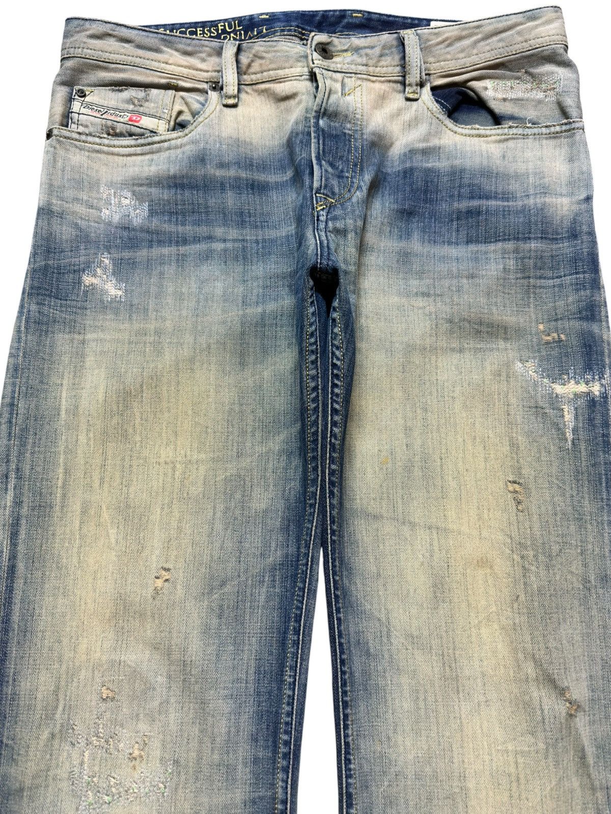 Diesel Vintage Diesel Waykee Straight Mudwash Jeans Size US 34 / EU 50 - 2 Thumbnail