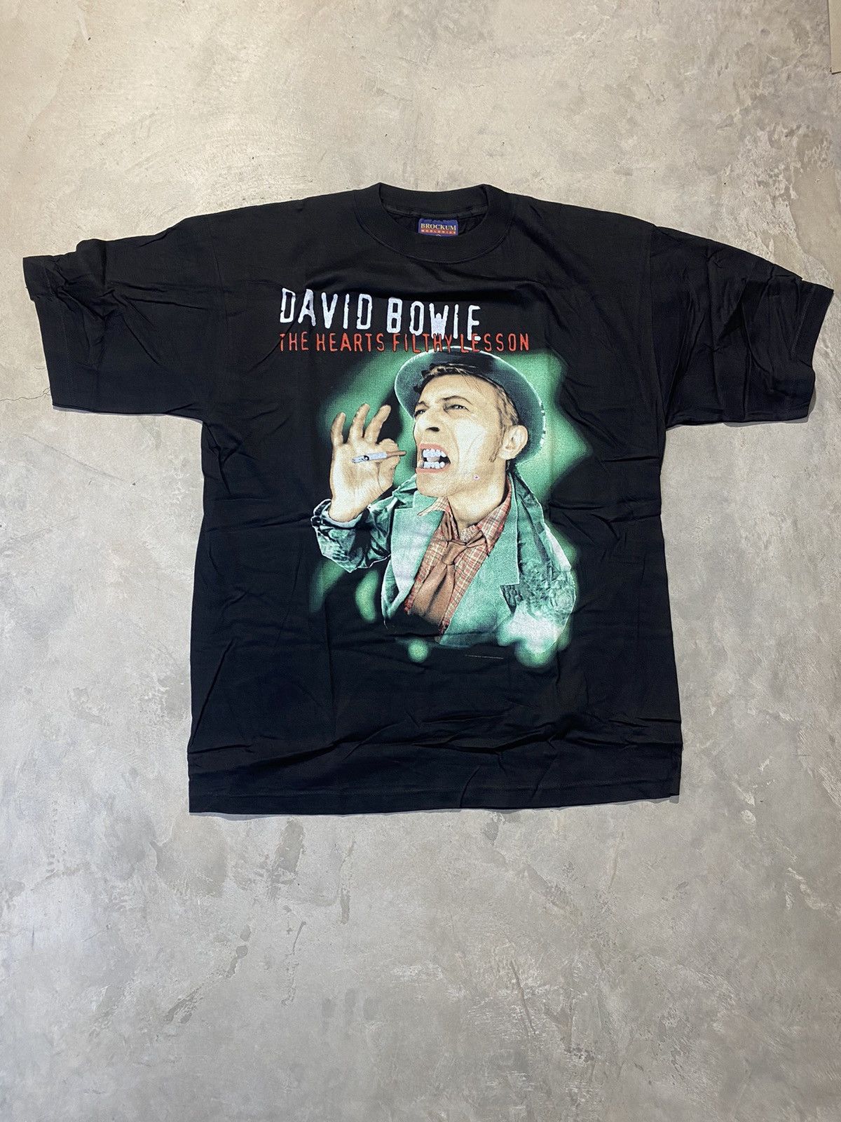 Band Tees × Brockum × Vintage NOS 1995-1996 David bowie tour t 