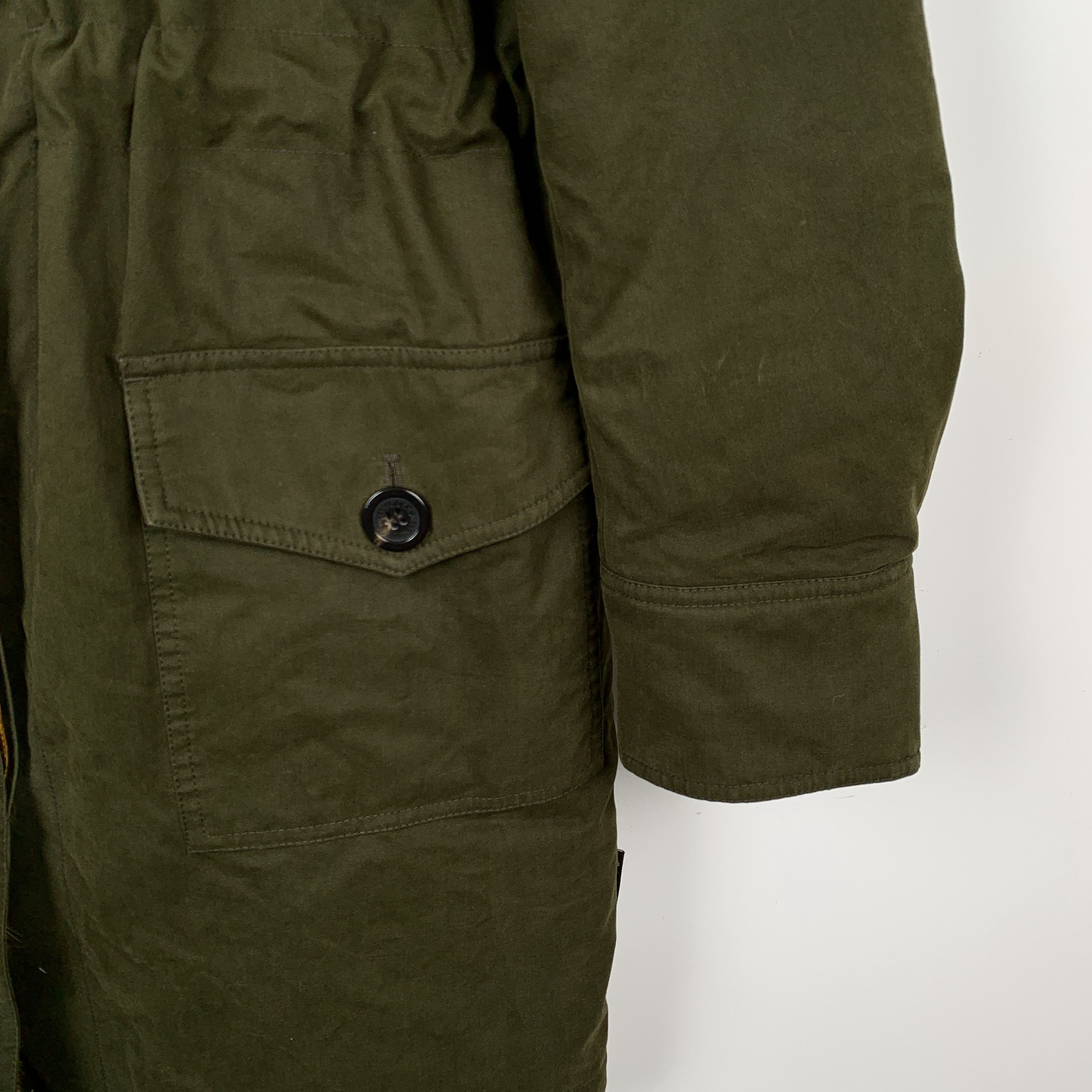 Moncler Moncler green fur hooded down jacket Size XS / US 0-2 / IT 36-38 - 4 Thumbnail