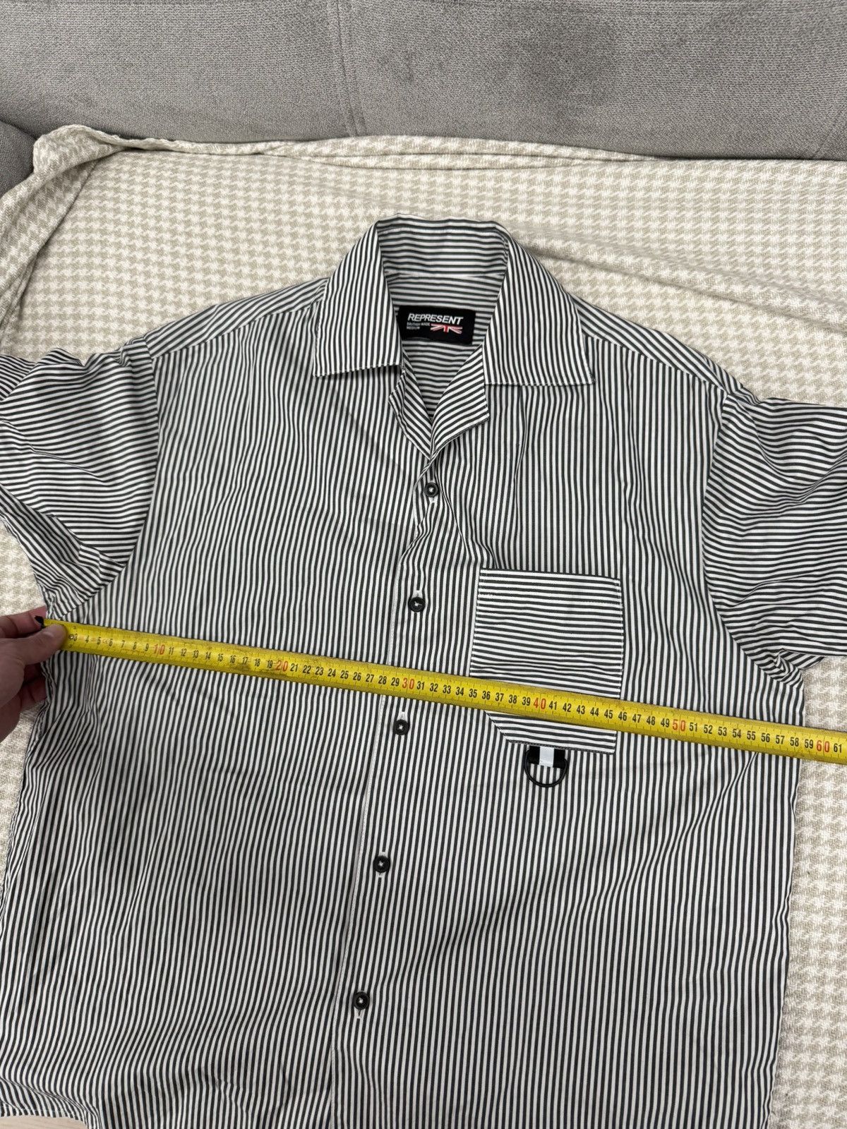 Represent Clo. Represent Work Stripe Shirt Size US M / EU 48-50 / 2 - 12 Thumbnail