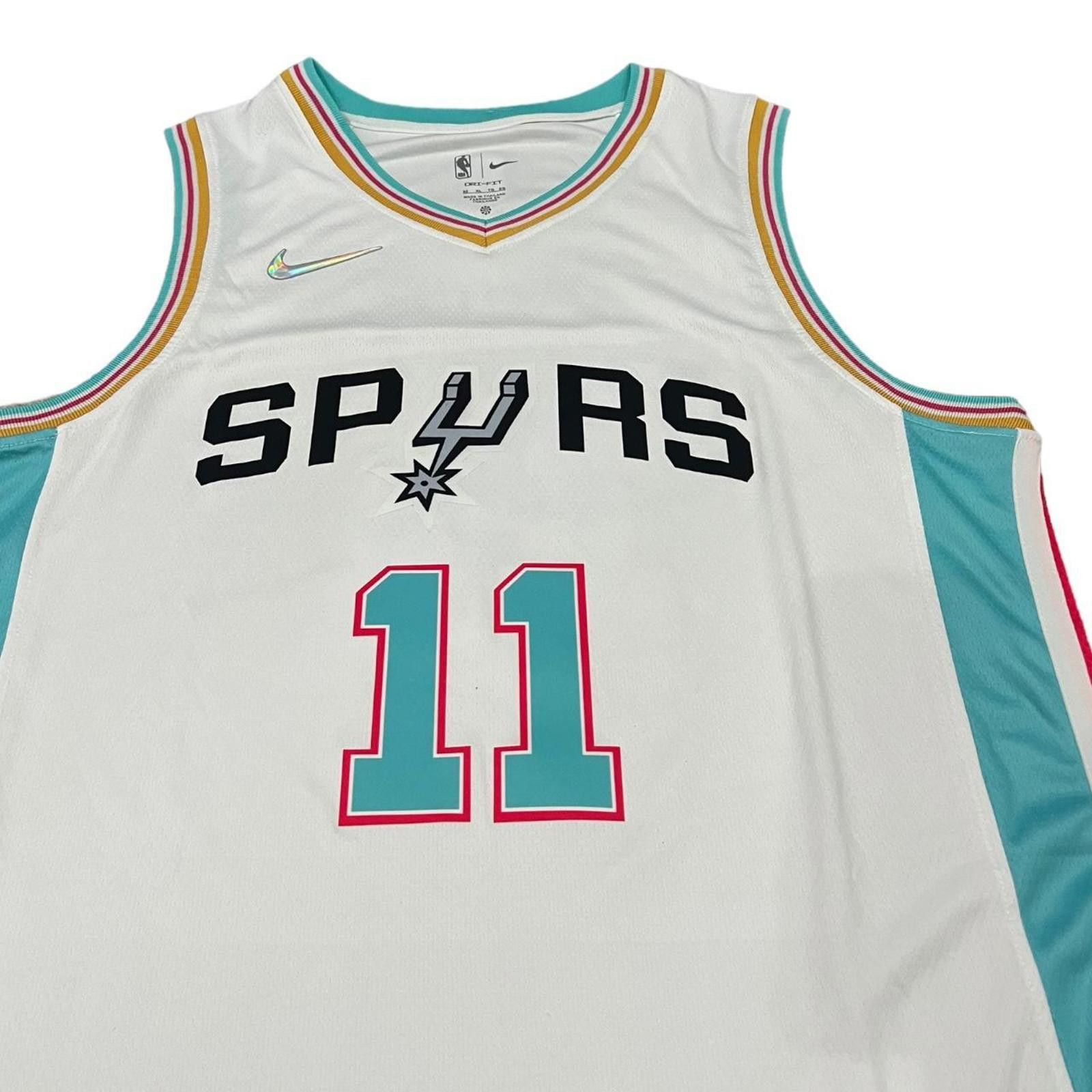Nike San Antonio Spurs 11 primo 2021 City Edition Nike jersey Size US XL / EU 56 / 4 - 3 Thumbnail