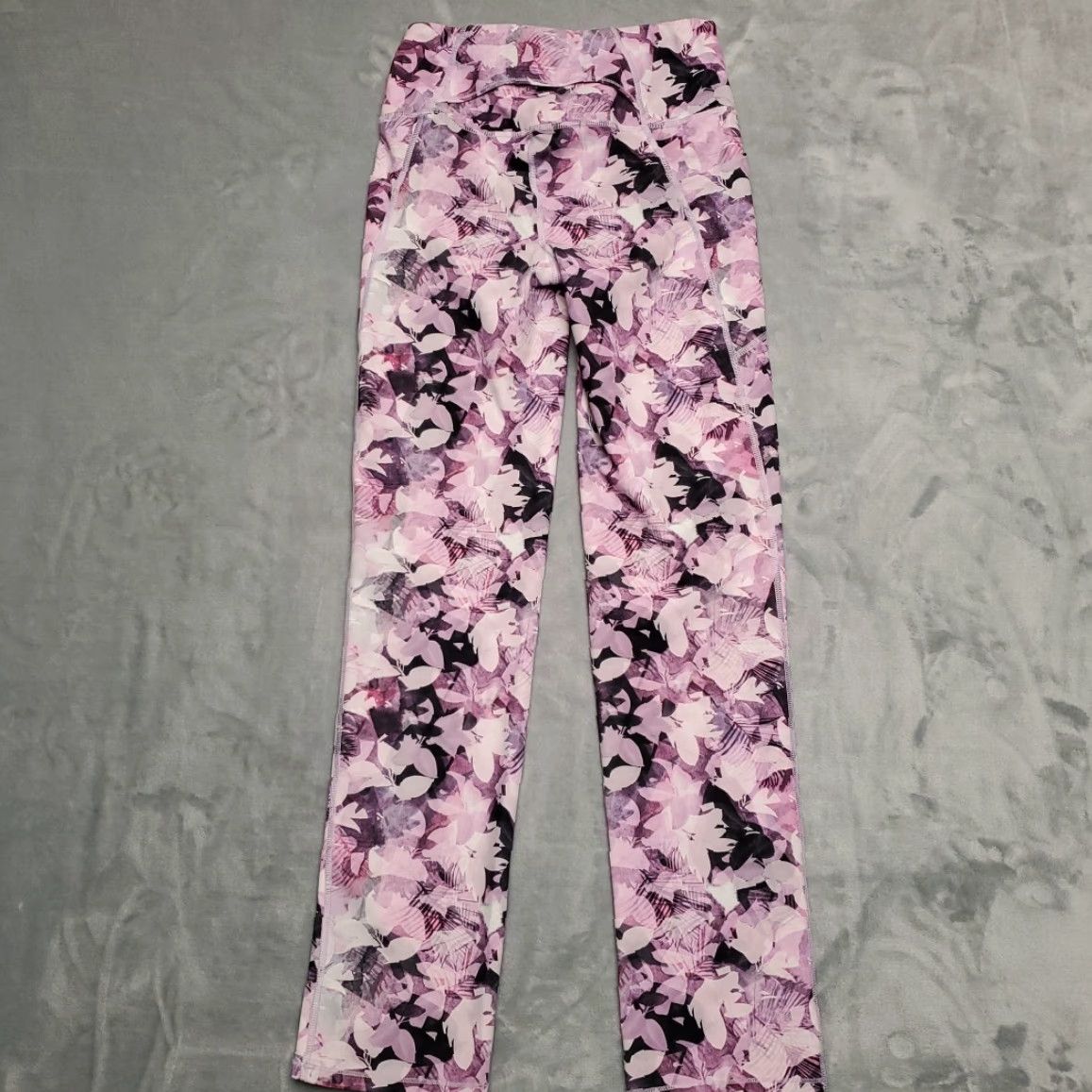 Pinko Duluth Leggings Women XS Pink Floral Stretch Athleisure Pants - Running & Jogging Yoga, Pink Floral, Womens XS Legging Pants Size 26" / US 2 / IT 38 - 6 Thumbnail