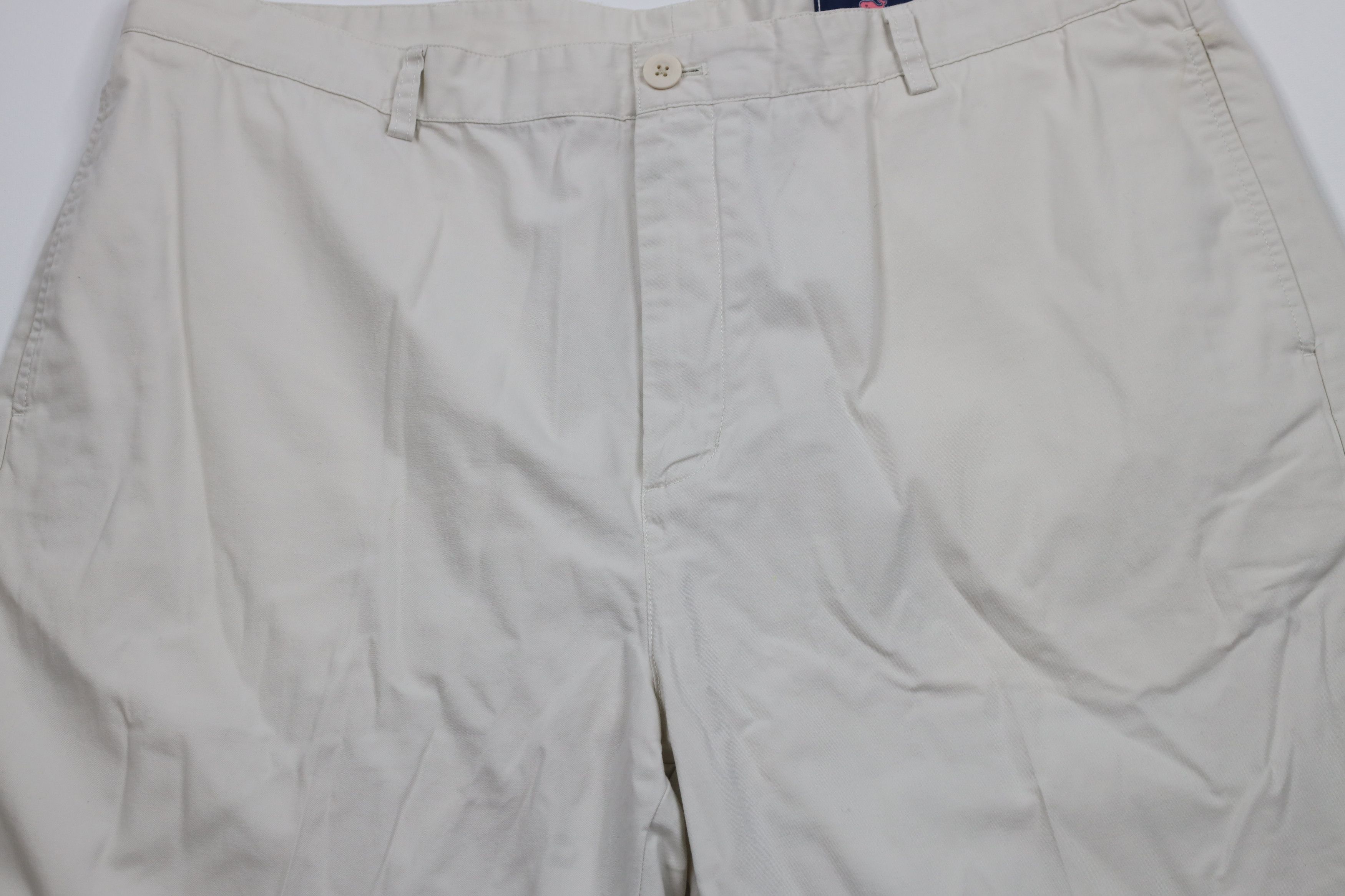Vineyard Vines × Vintage Vineyard Vines Spell Out Club Golfing Golf Shorts Beige Size US 42 / EU 58 - 3 Thumbnail